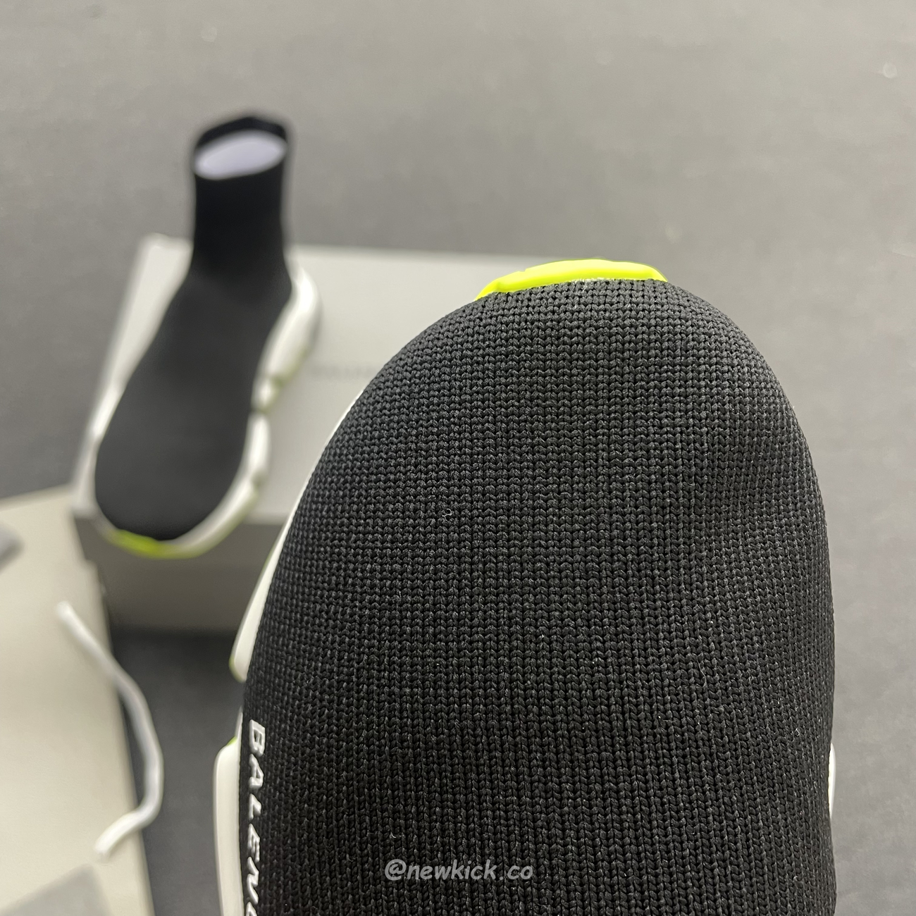 Balenciaga Speed Trainer Black Yellow 587280w17041016 (6) - www.newkick.vip