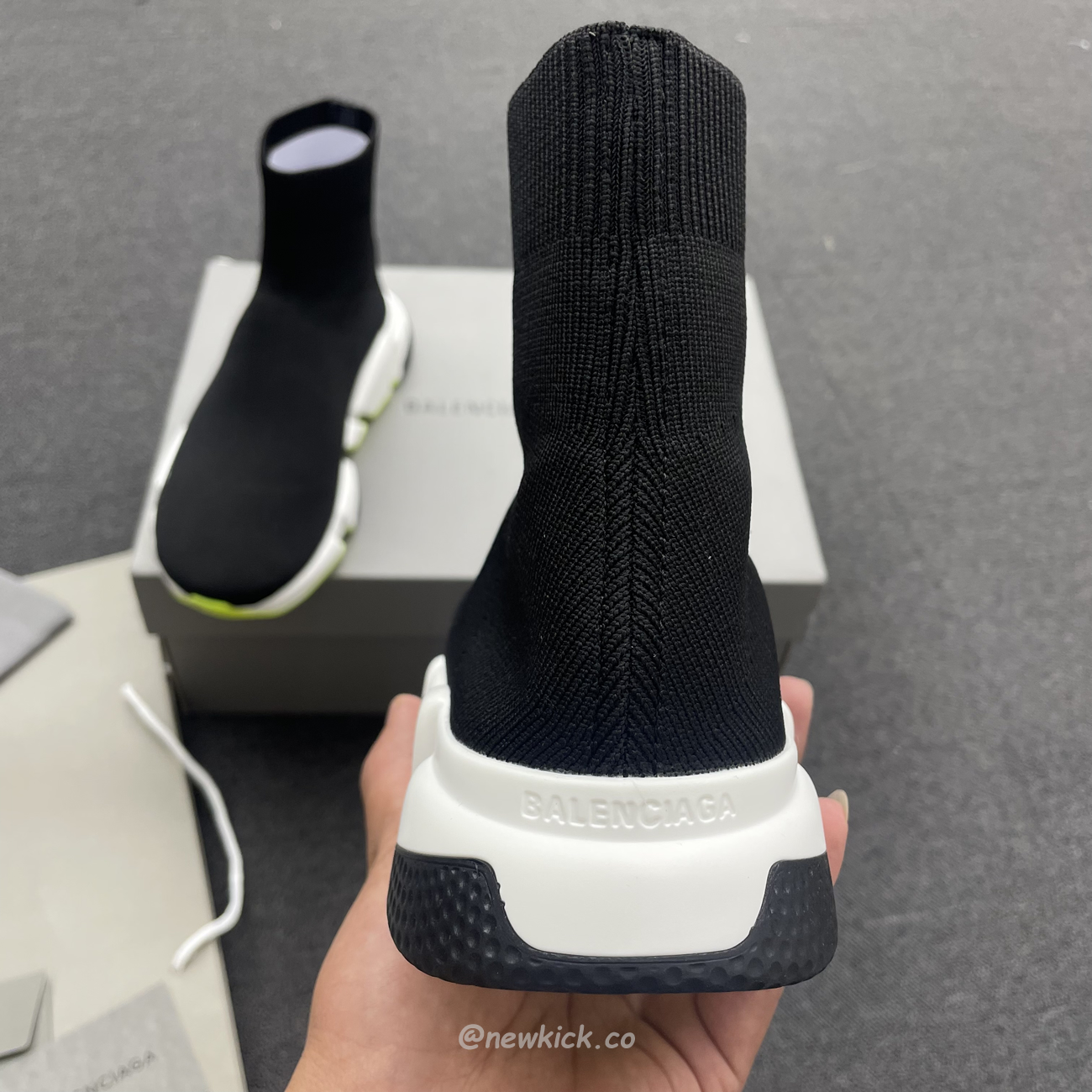 Balenciaga Speed Trainer Black Yellow 587280w17041016 (11) - www.newkick.vip