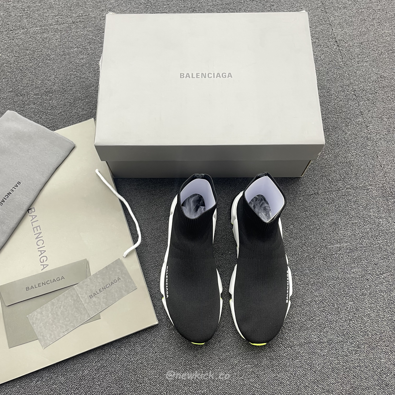 Balenciaga Speed Trainer Black Yellow 587280w17041016 (13) - www.newkick.vip