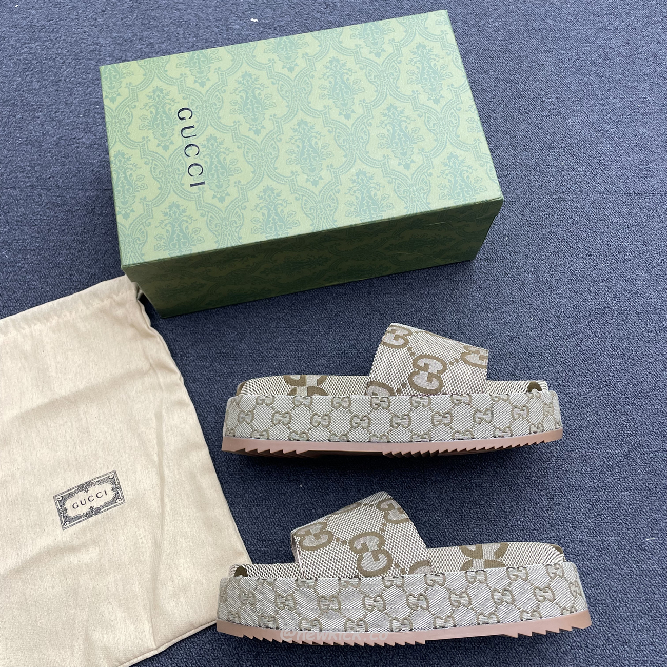 Gucci Angelina Platform 55 Mm Sandal Greybetis Mlamour Canberra 623212 Uko00 2580 (4) - www.newkick.vip