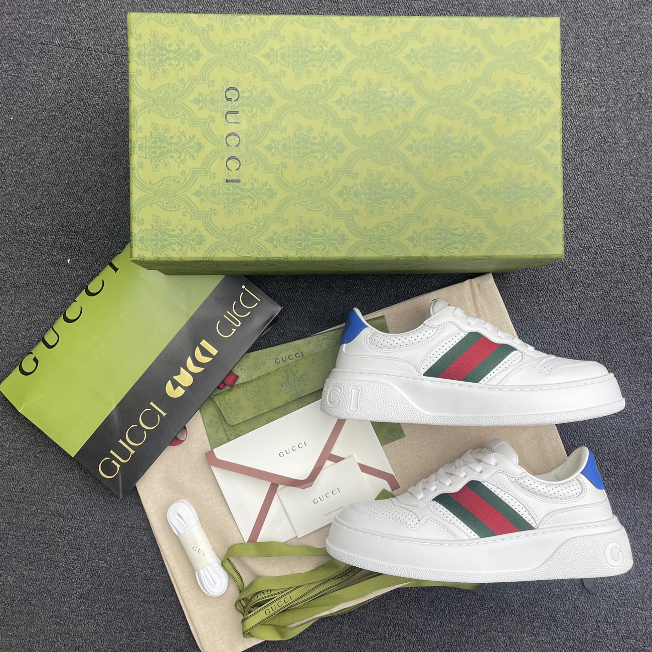 Gucci Gg Tennis Calf 669582 1xl10 1000 (18) - www.newkick.vip