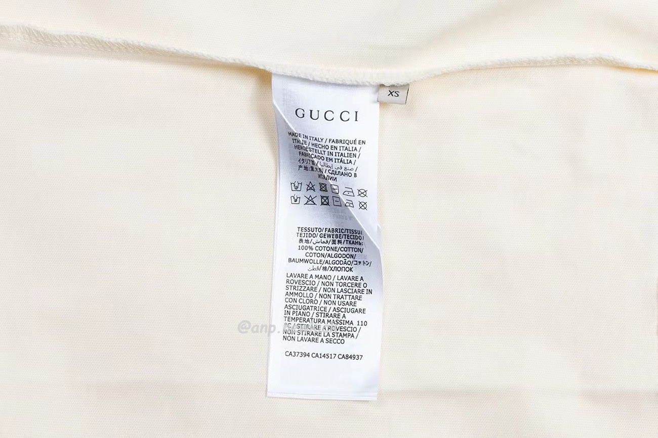Gucci Xjdvi Emrboidery T Shirt White 673710 (12) - www.newkick.vip