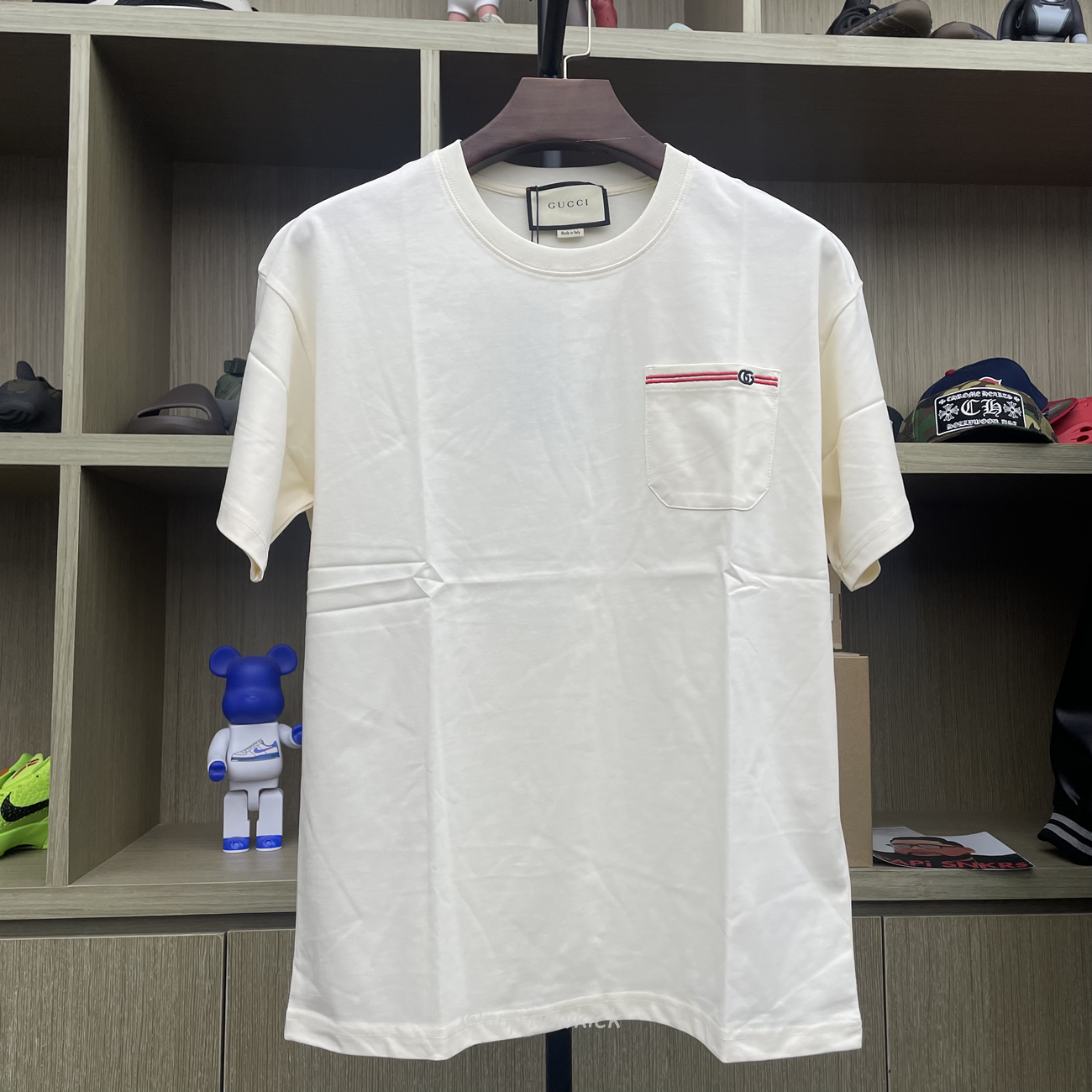 Gucci Xjdvi Emrboidery T Shirt White 673710 (4) - www.newkick.vip