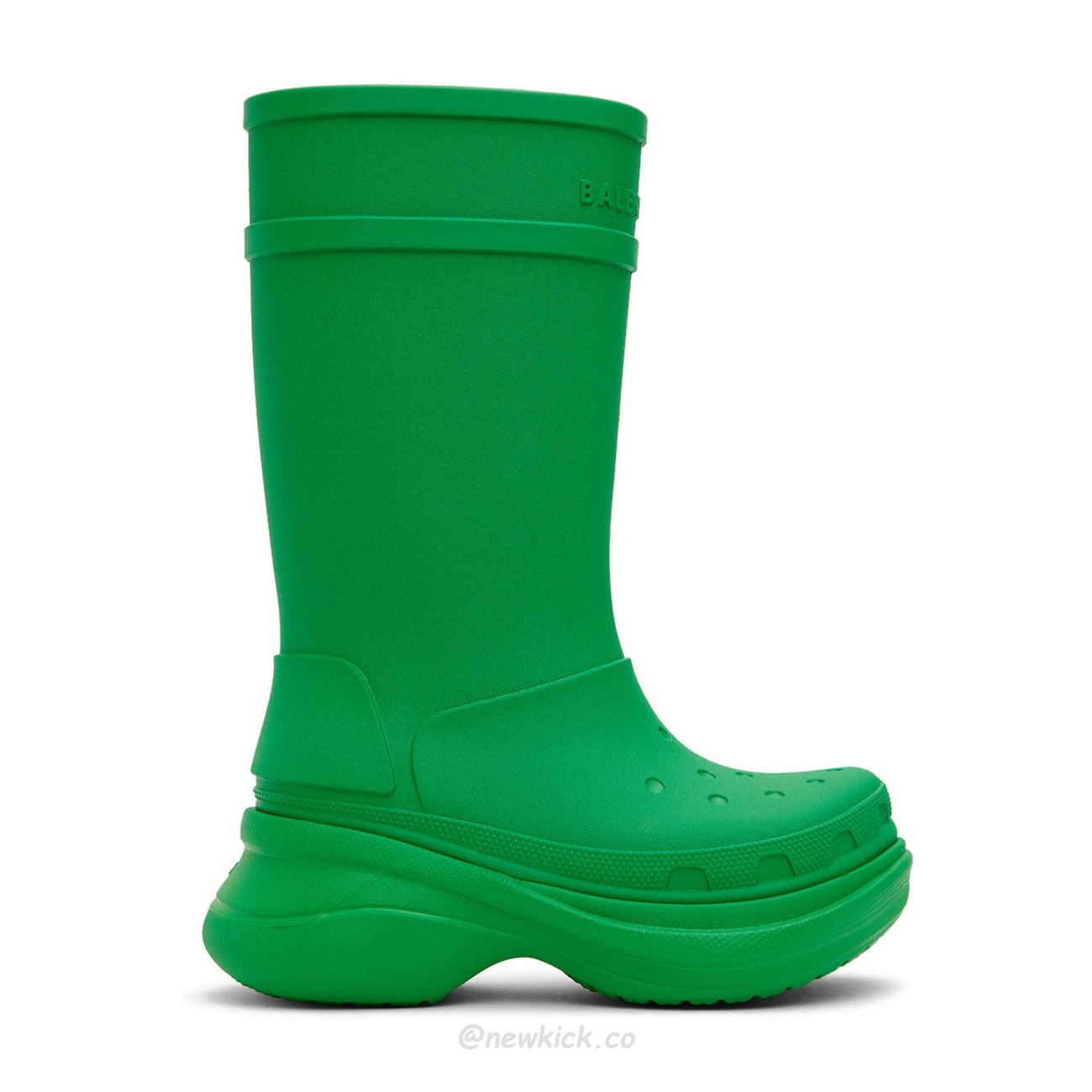 Balenciaga X Crocs Boot Black White Green Bright Pink Beige Rubber 677388w1s8e1000 (15) - www.newkick.vip