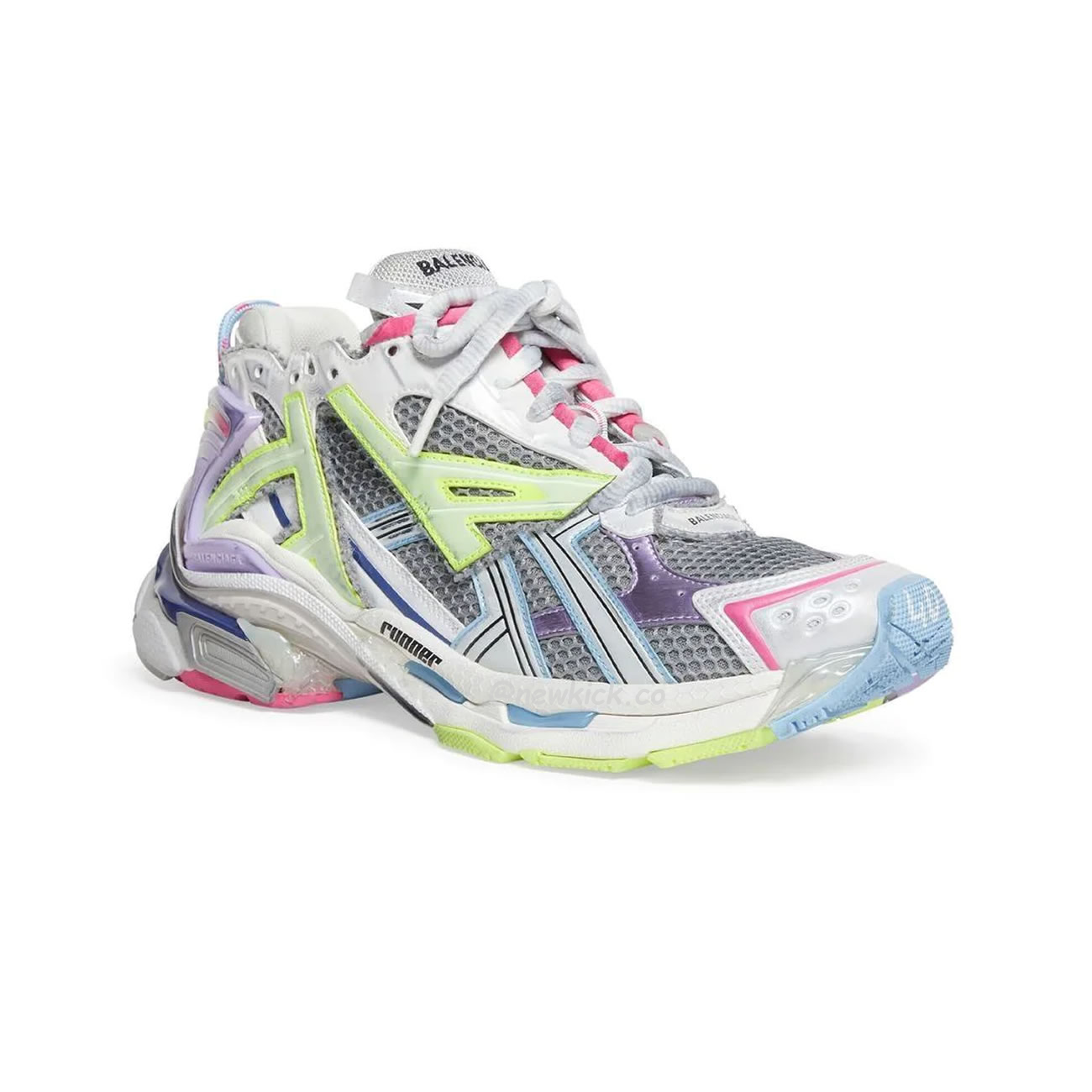 Balenciaga Runner Leather Free Grey Light Purple Neon Yellow White 677403w3rbp1745 (7) - www.newkick.vip Balenciaga Runner Leather Free Grey Light Purple Neon Yellow White 677403w3rbp1745 (7) - www.newkick.vip