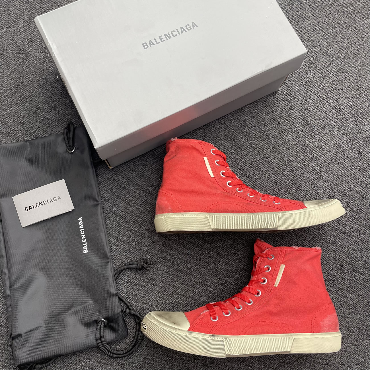 Balenciaga Paris High Top Black 688752w3rc11090 (13) - www.newkick.vip