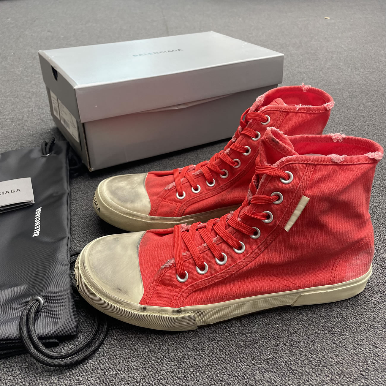 Balenciaga Paris High Top Black 688752w3rc11090 (17) - www.newkick.vip