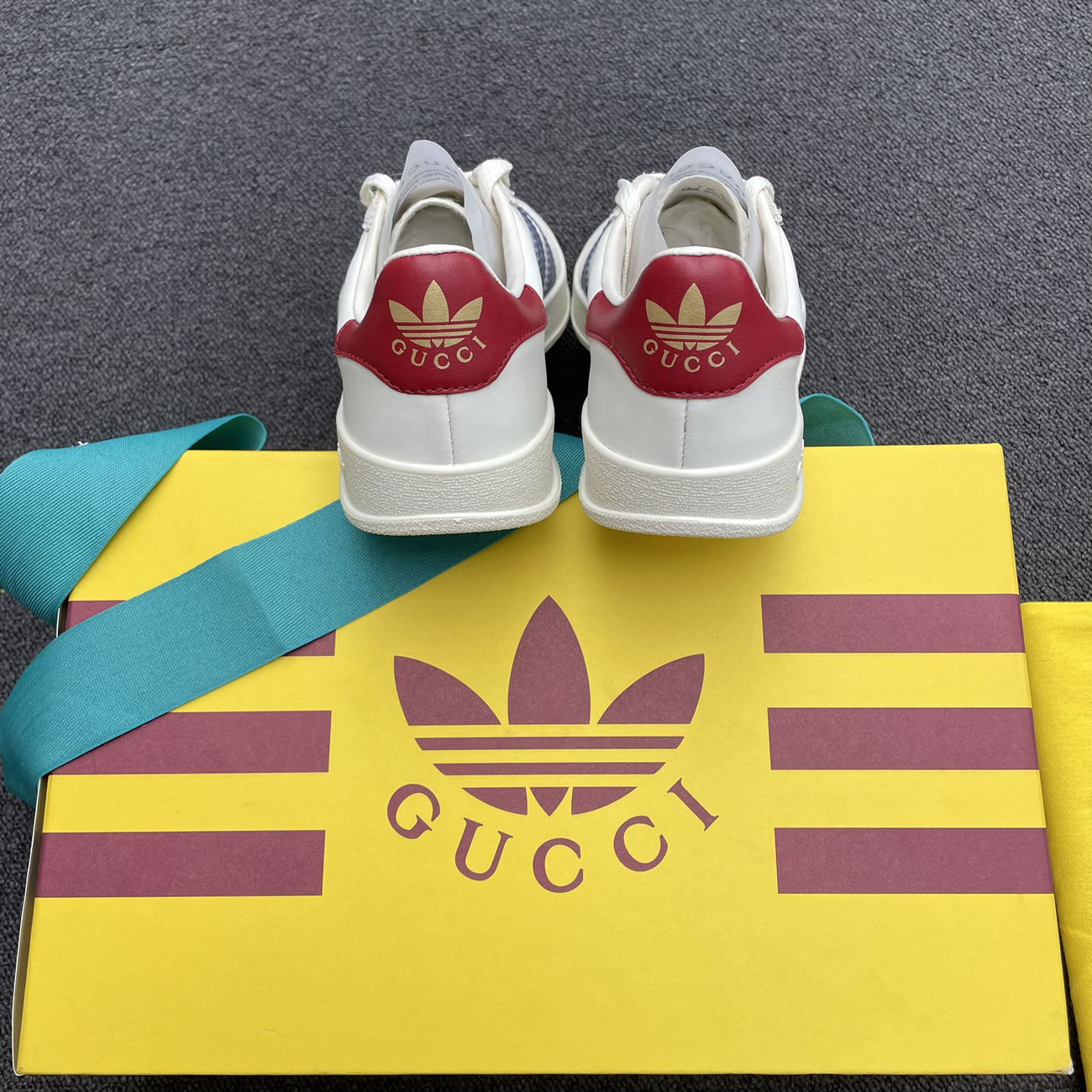 Adidas X Gucci Gazelle White 707847utt109060 (9) - www.newkick.vip