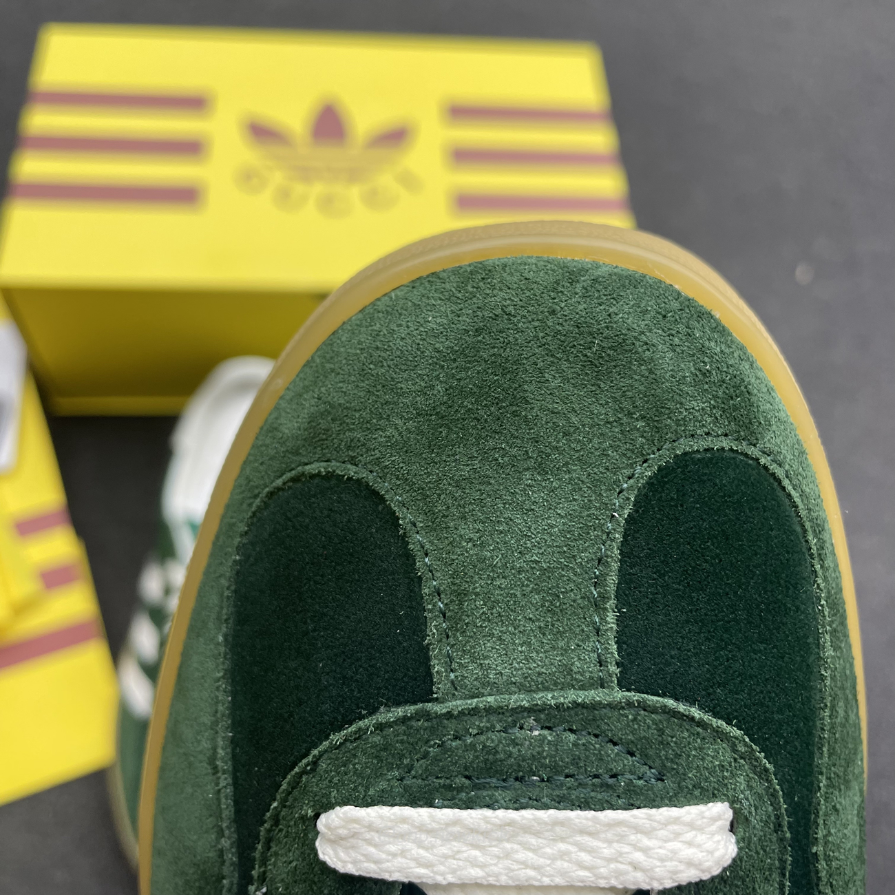 Adidas Gazelle Collegiate Green White Gum 707861utt109060 (10) - www.newkick.vip