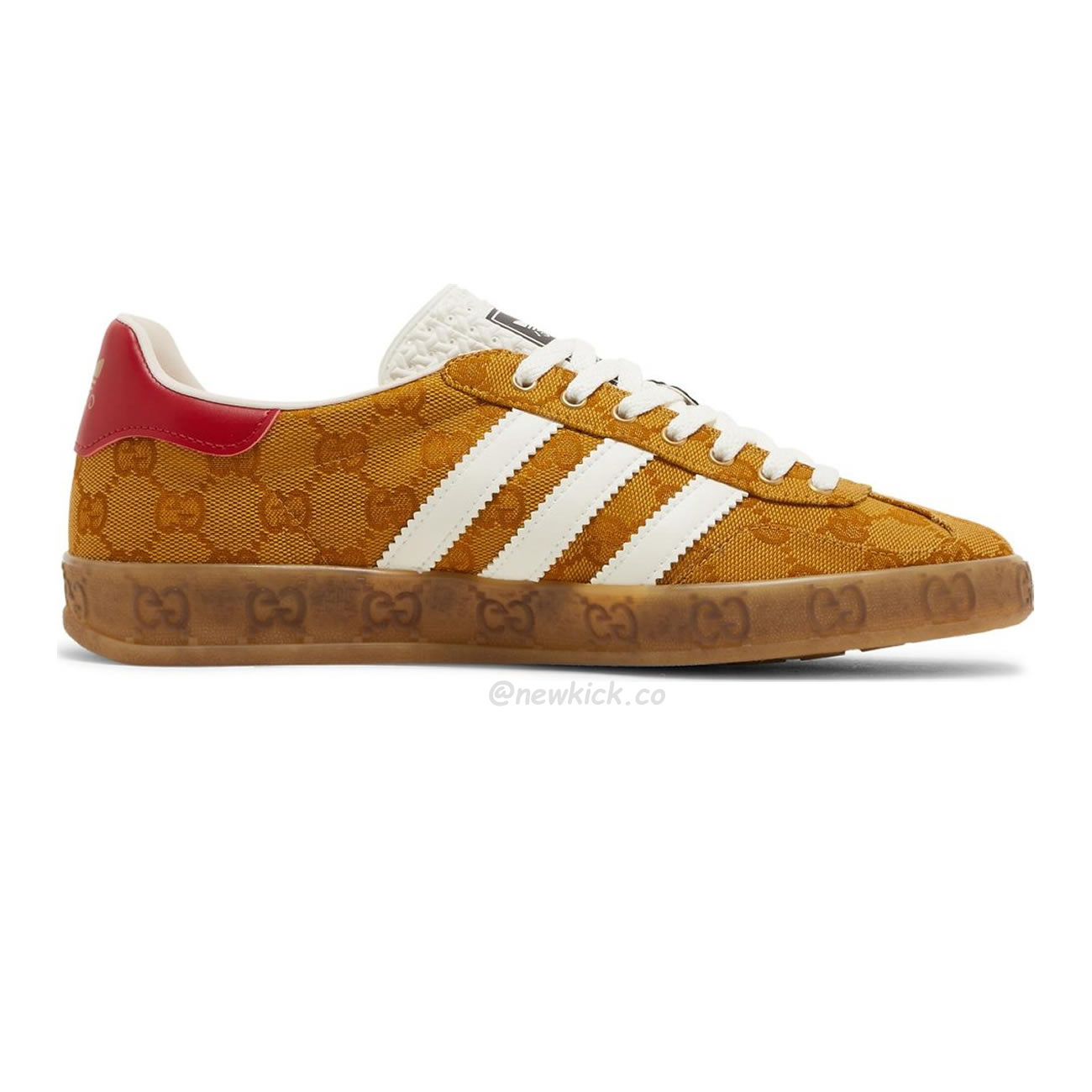Adidas Gazelle Gucci Original Gg Beige Brown 707868 Uwv20 7162 (2) - www.newkick.vip