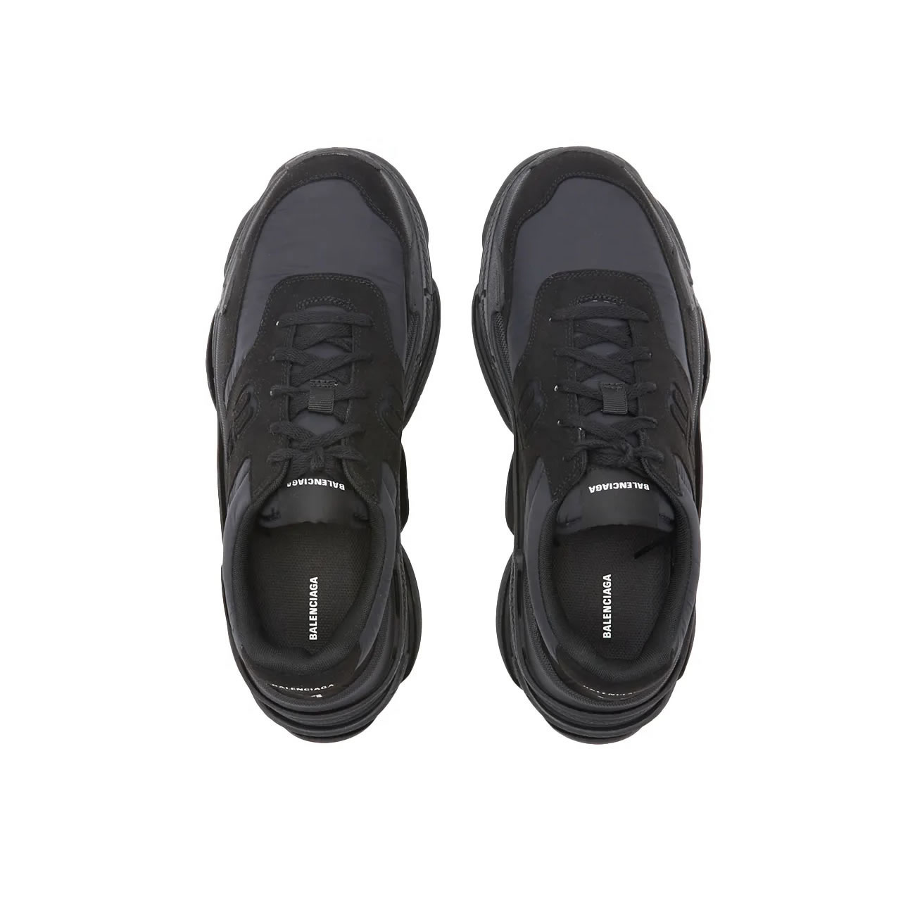 Balenciaga Triple S Nylon Black Bule 710157 W3cu1 1000 (10) - www.newkick.vip