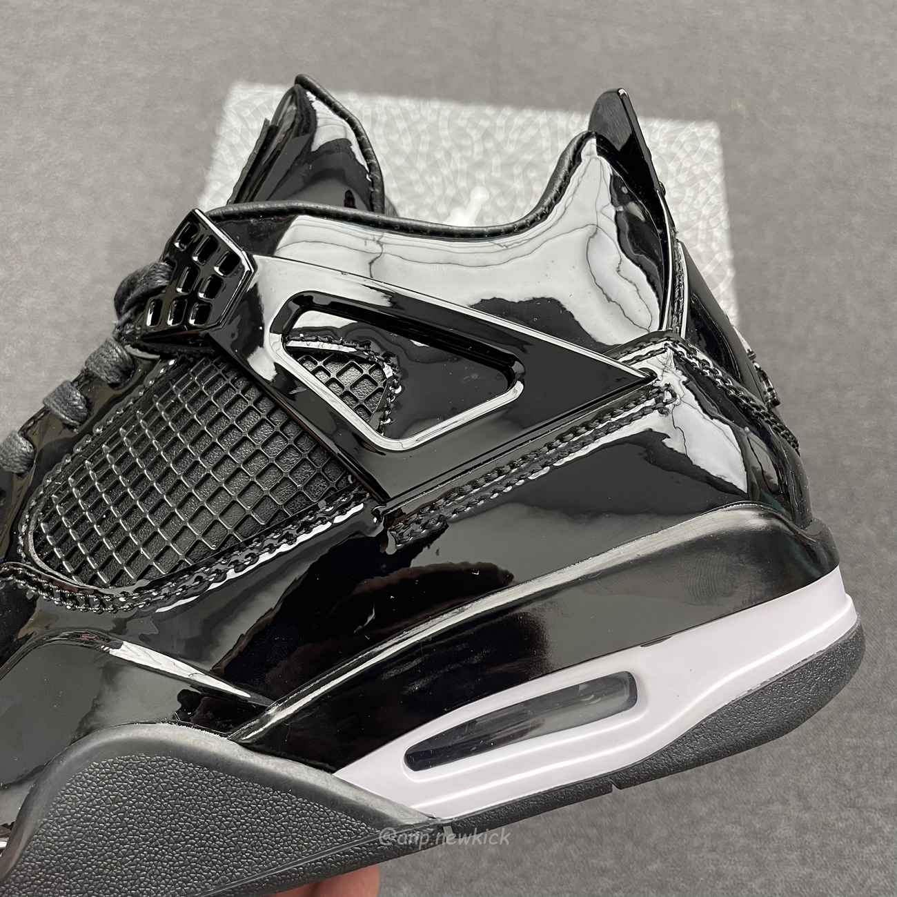 Air Jordan 4 Retro 11lab4 Black 719864 010 (4) - www.newkick.vip