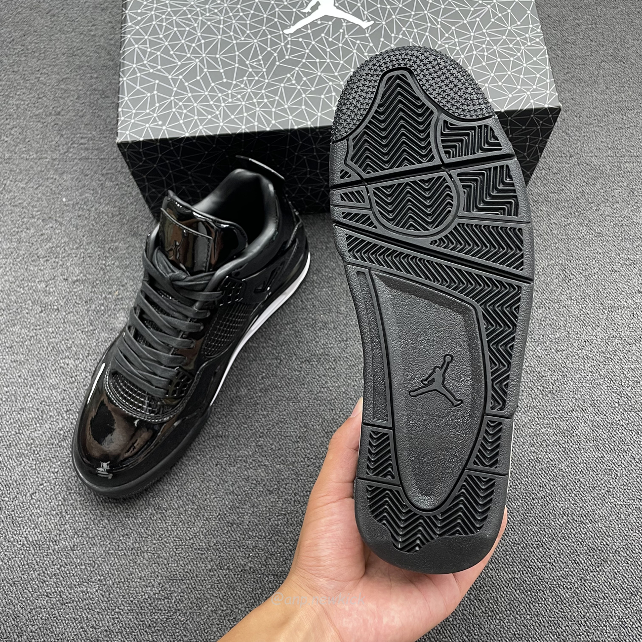 Air Jordan 4 Retro 11lab4 Black 719864 010 (2) - www.newkick.vip