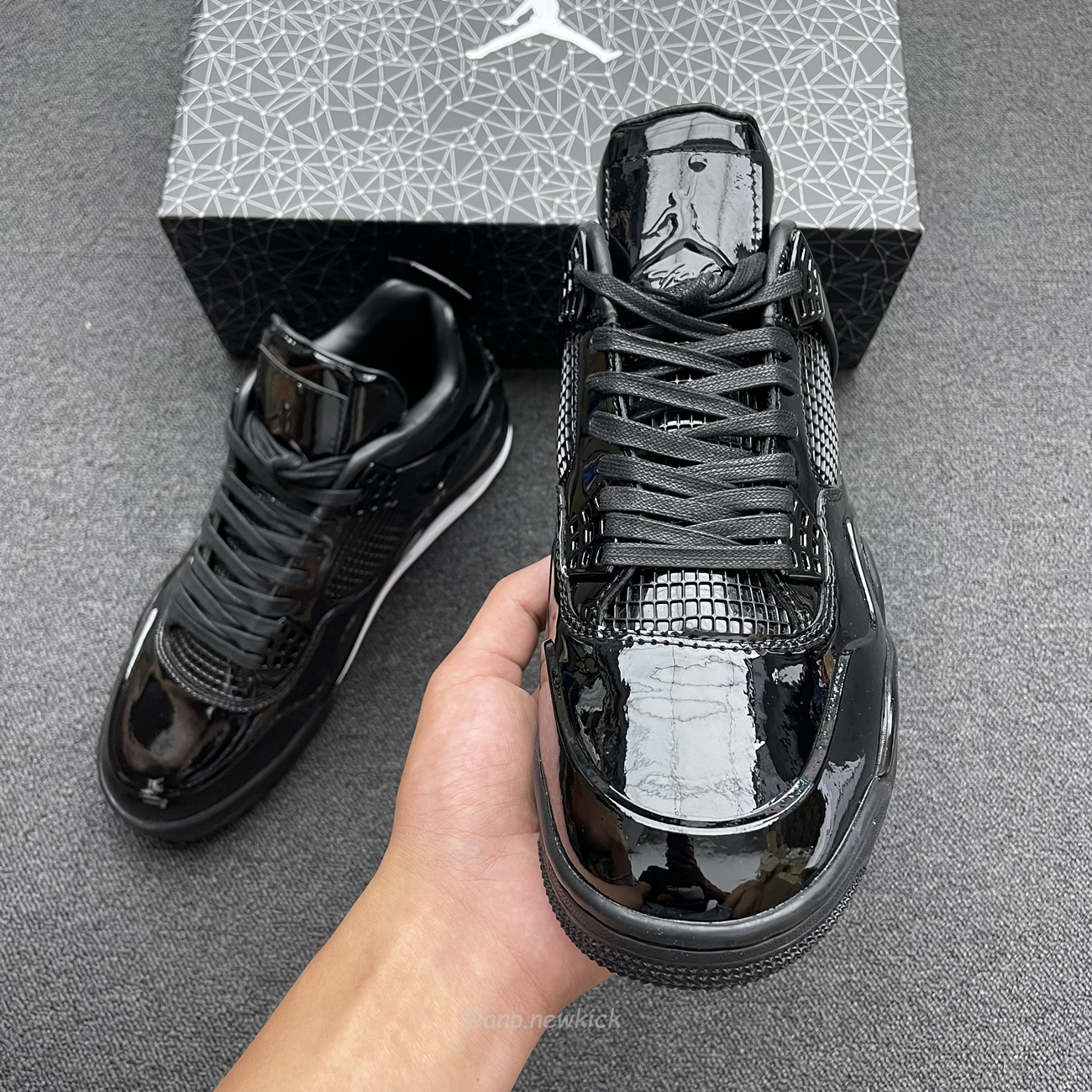 Air Jordan 4 Retro 11lab4 Black 719864 010 (3) - www.newkick.vip