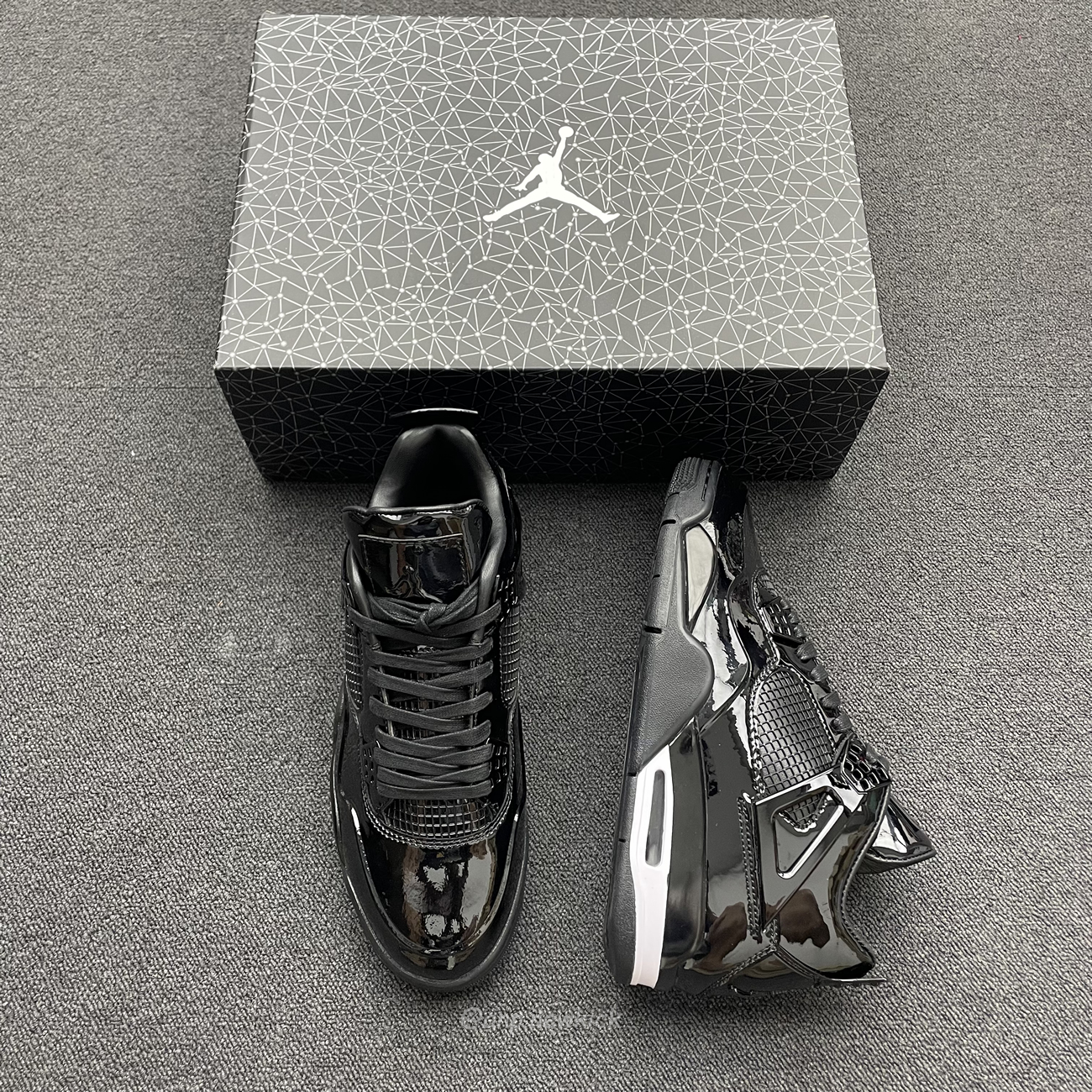 Air Jordan 4 Retro 11lab4 Black 719864 010 (5) - www.newkick.vip