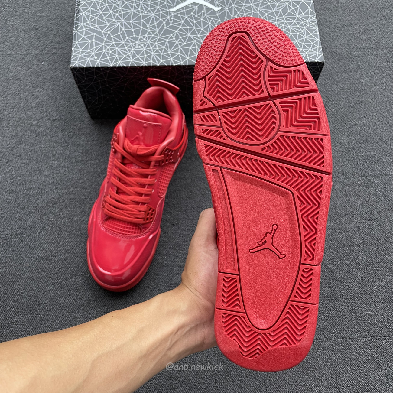 Air Jordan 4 Retro 11lab4 Red 719864 600 (9) - www.newkick.vip