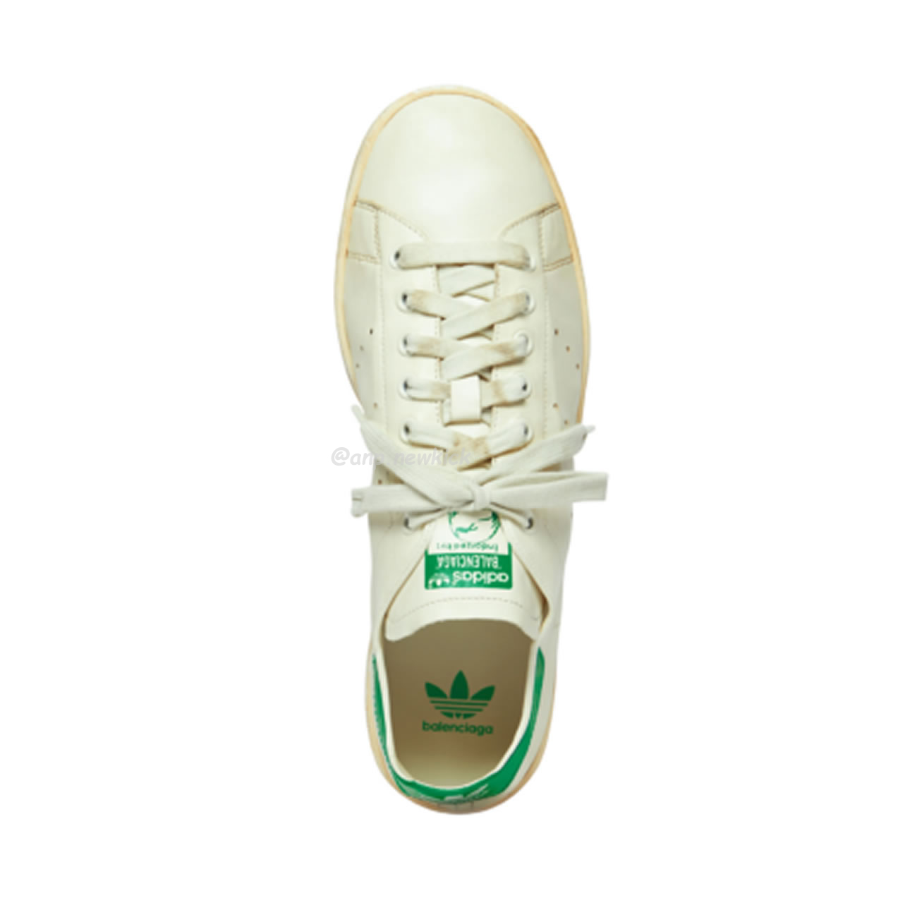 Adidas X Balenciaga Stan Smith Worn Out Off White Green 721835 Wbdv4 9703 (8) - www.newkick.vip