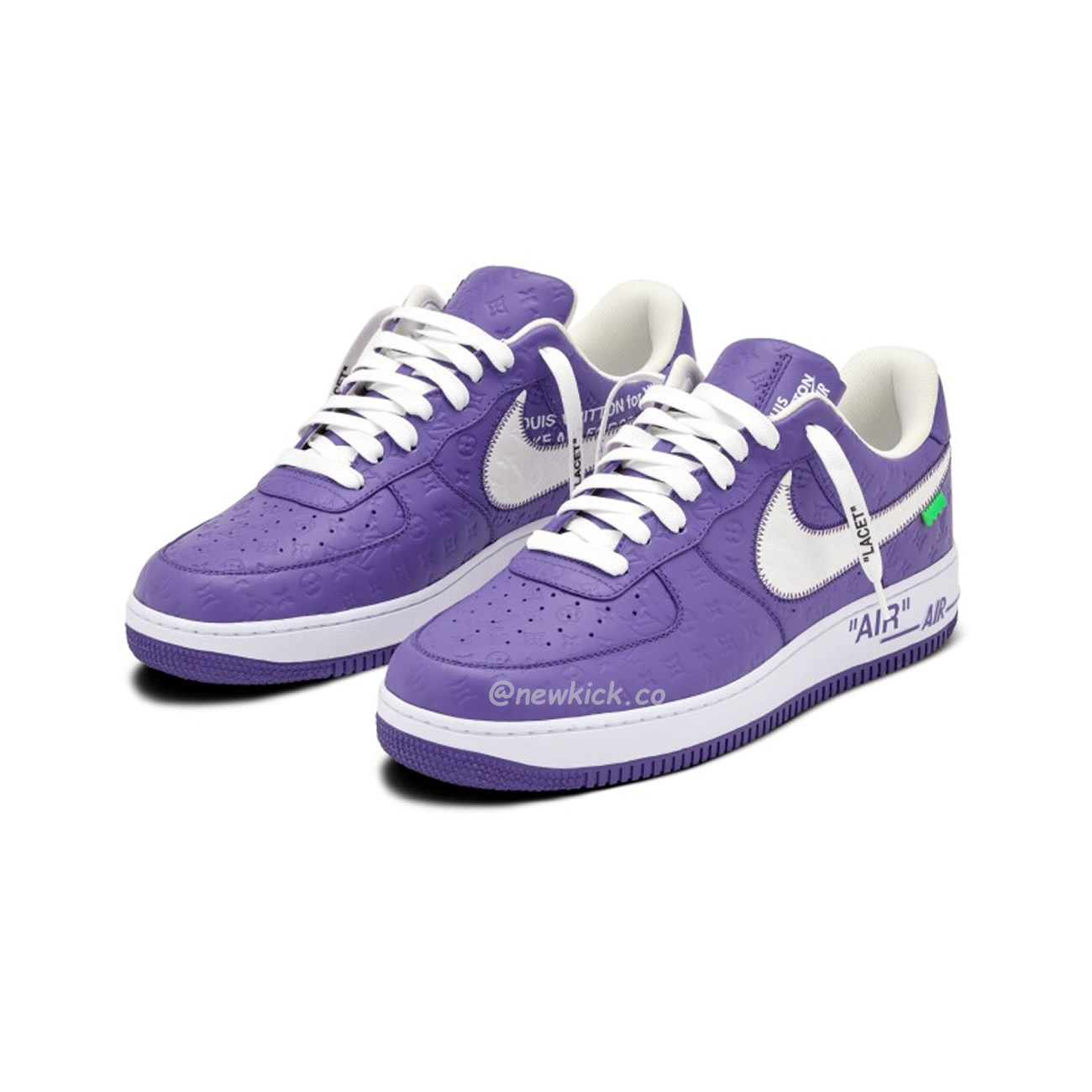 Lv X Nike Air Force 1 Low Purple (11) - www.newkick.vip