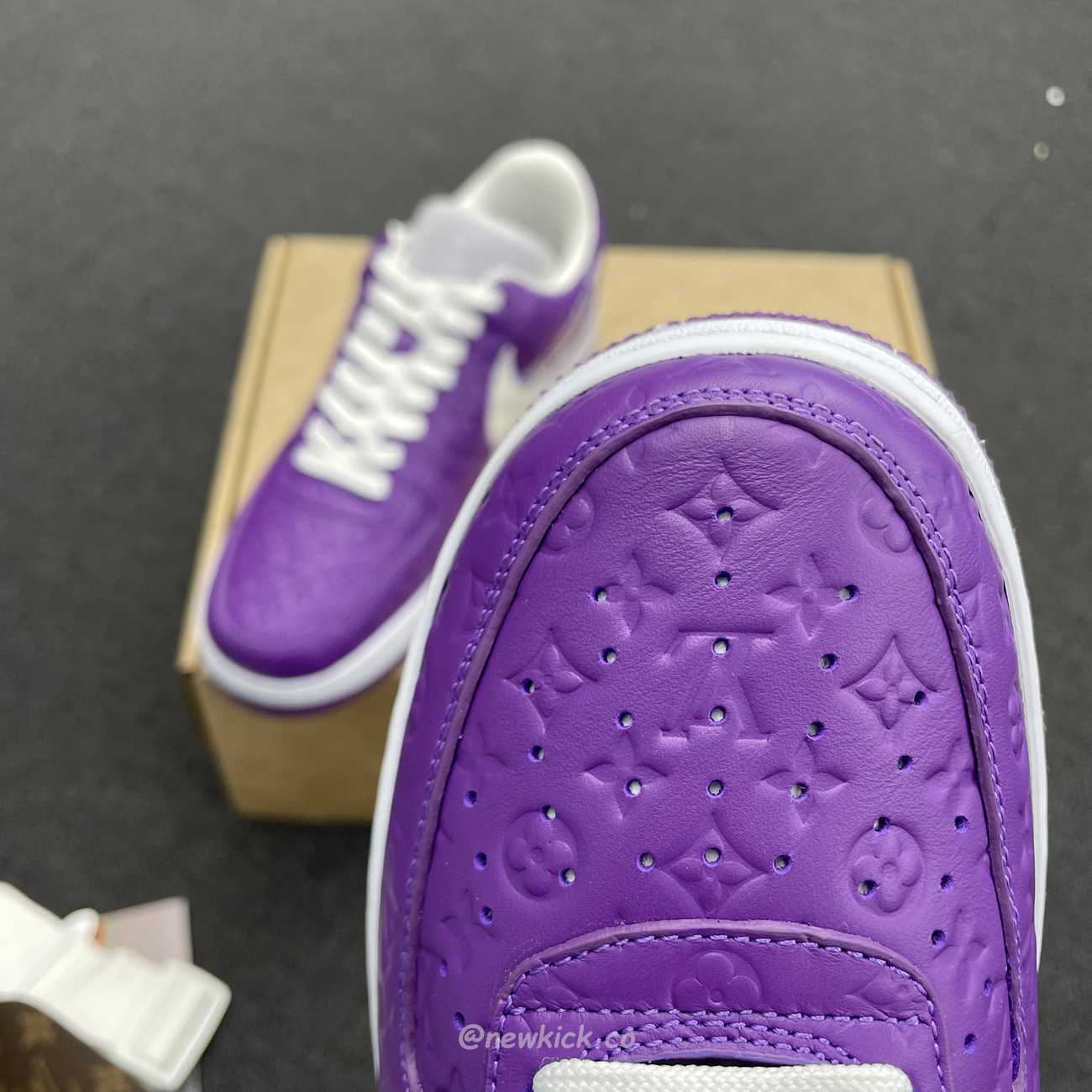 Lv X Nike Air Force 1 Low Purple (6) - www.newkick.vip