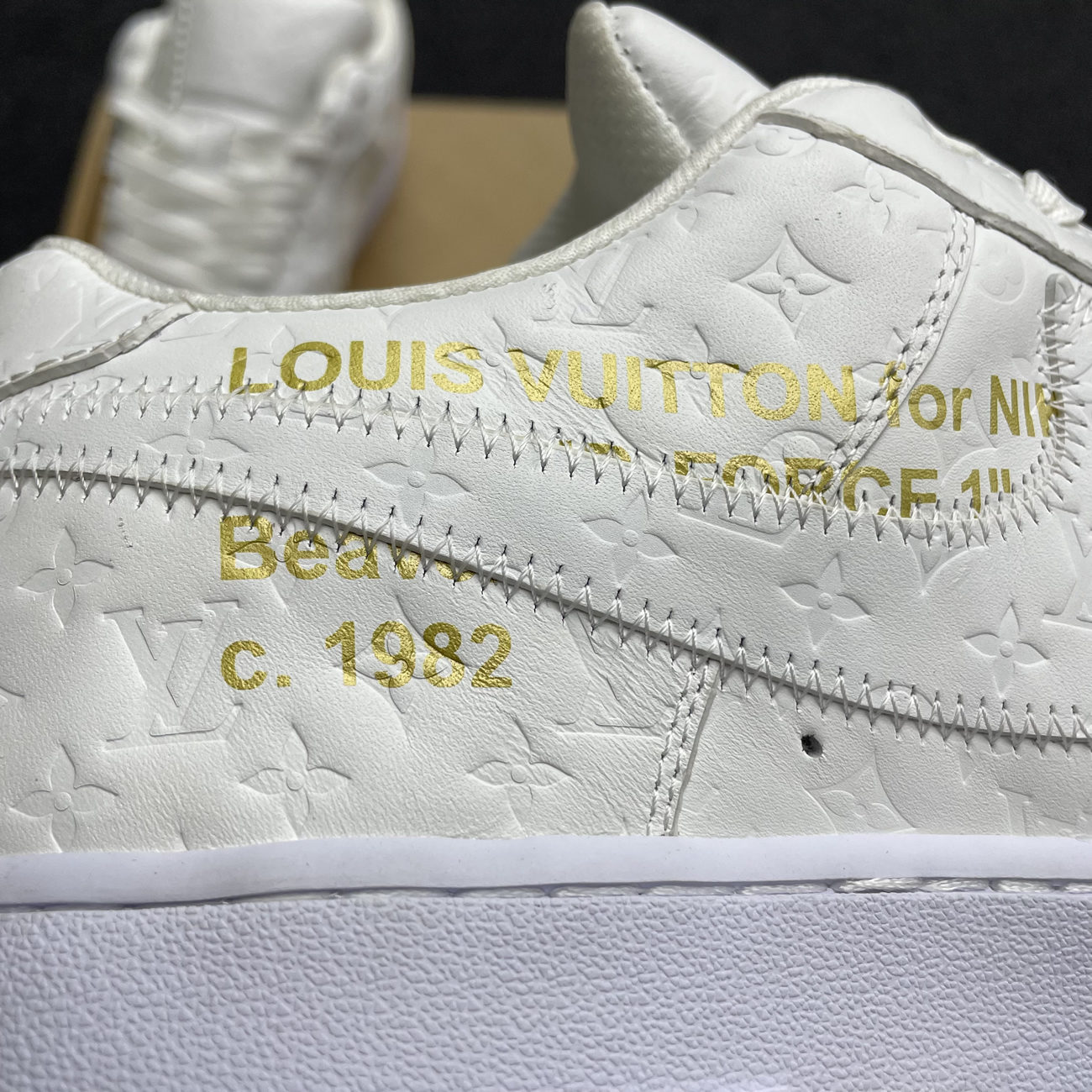 Lv X Nike Air Force 1 Low White Ae5u3bmi61m90 (12) - www.newkick.vip