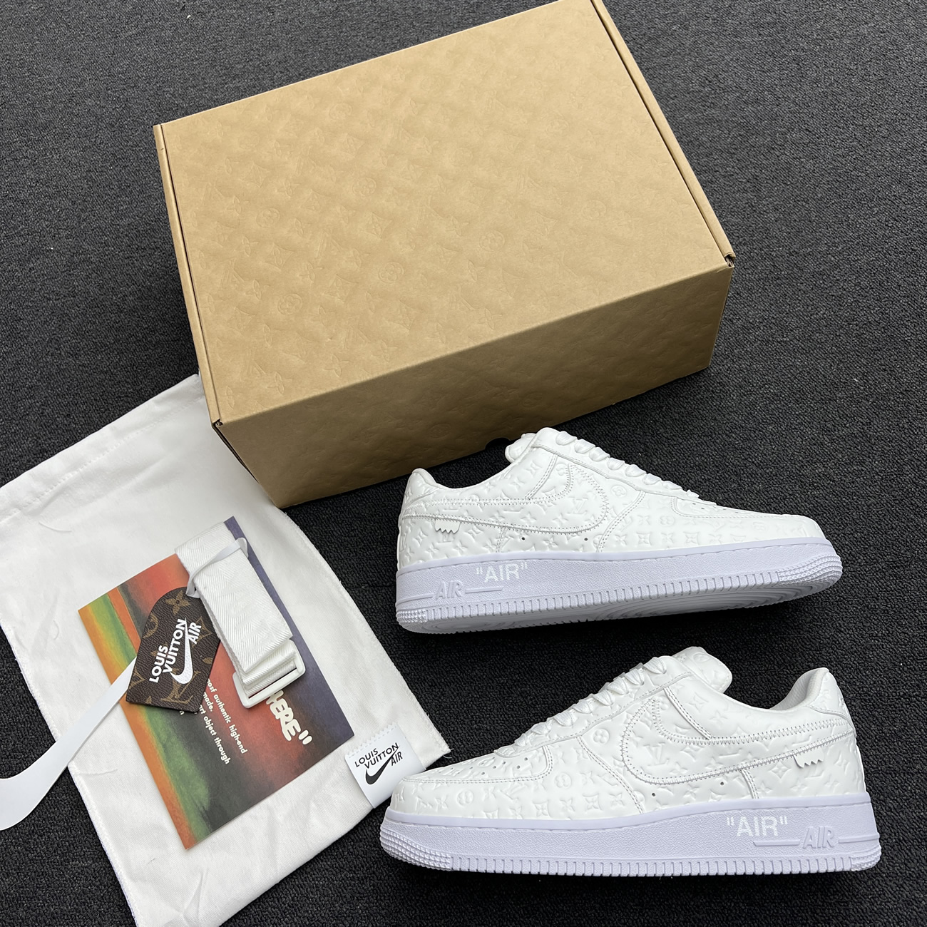Lv X Nike Air Force 1 Low White Ae5u3bmi61m90 (6) - www.newkick.vip