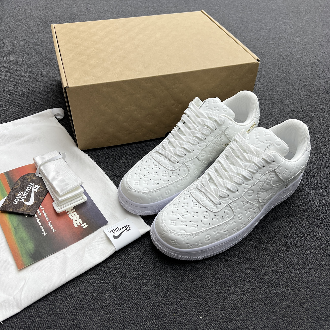 Lv X Nike Air Force 1 Low White Ae5u3bmi61m90 (7) - www.newkick.vip