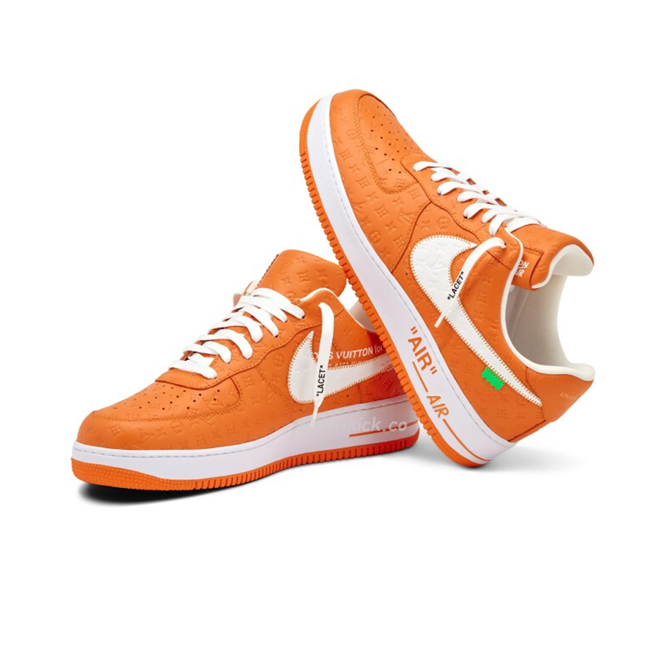 Lv X Nike Air Force 1 Low Orange (10) - www.newkick.vip