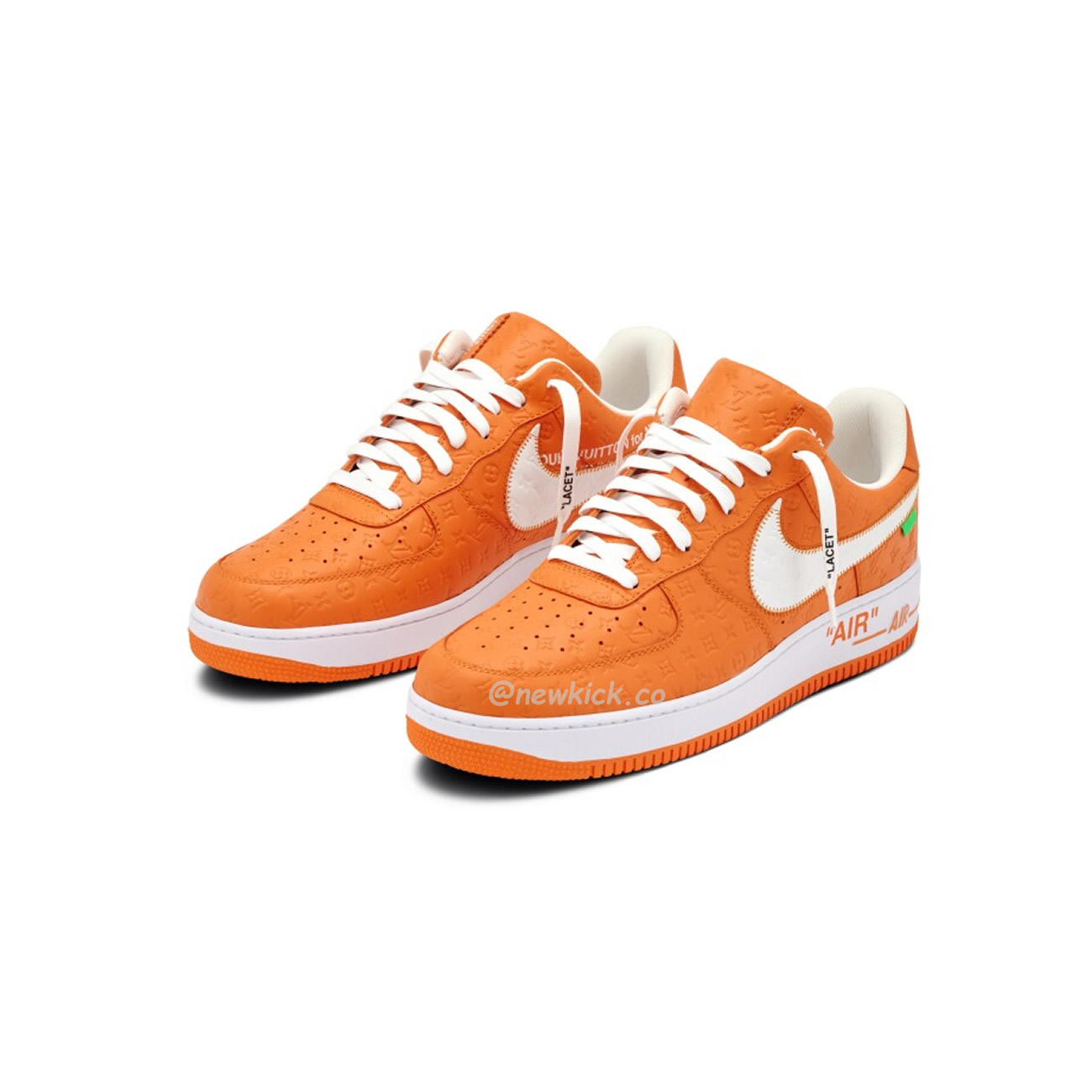 Lv X Nike Air Force 1 Low Orange (11) - www.newkick.vip
