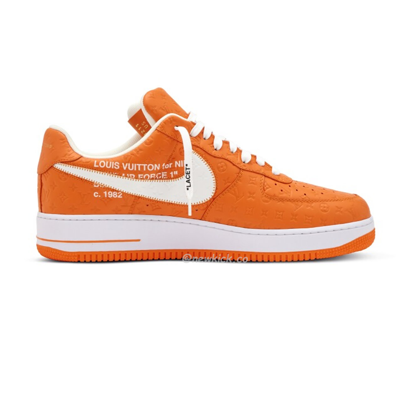 Lv X Nike Air Force 1 Low Orange (14) - www.newkick.vip
