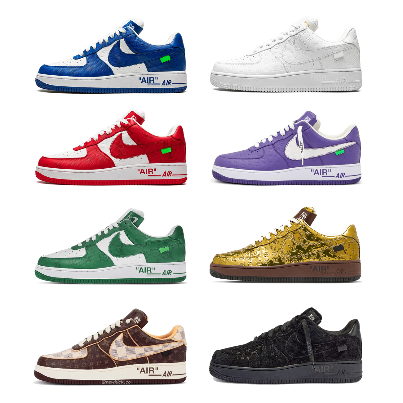 Louis Vuitton Nike Air Force 1 Low By Virgil Abloh Black (14) - www.newkick.vip