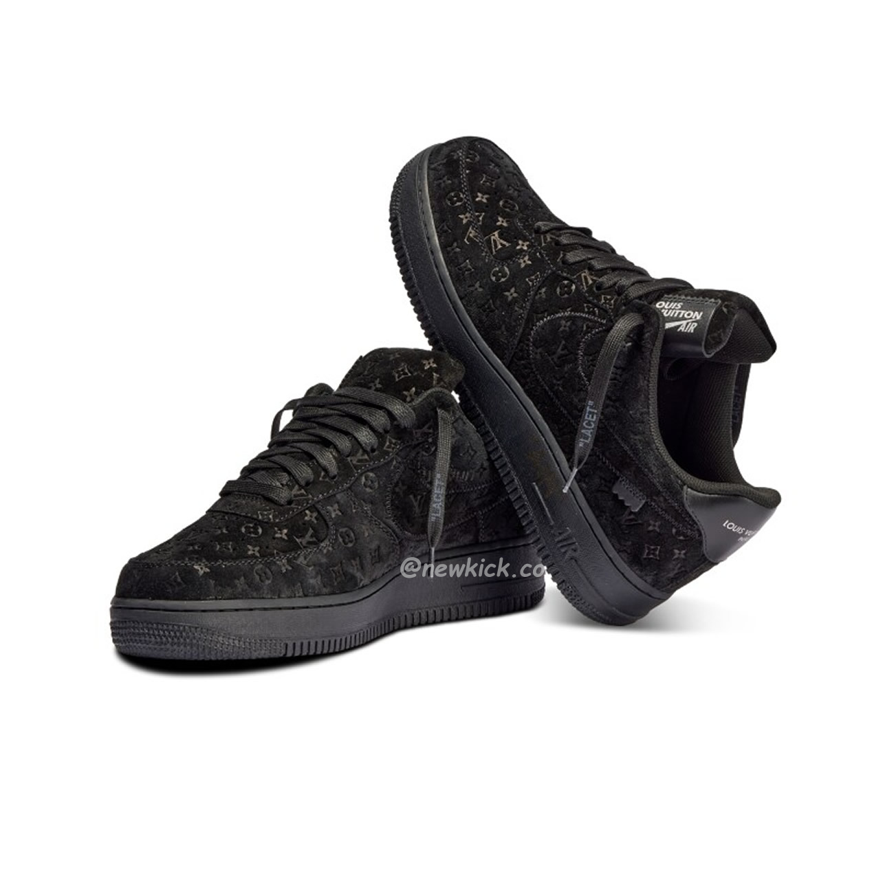 Louis Vuitton Nike Air Force 1 Low By Virgil Abloh Black (2) - www.newkick.vip