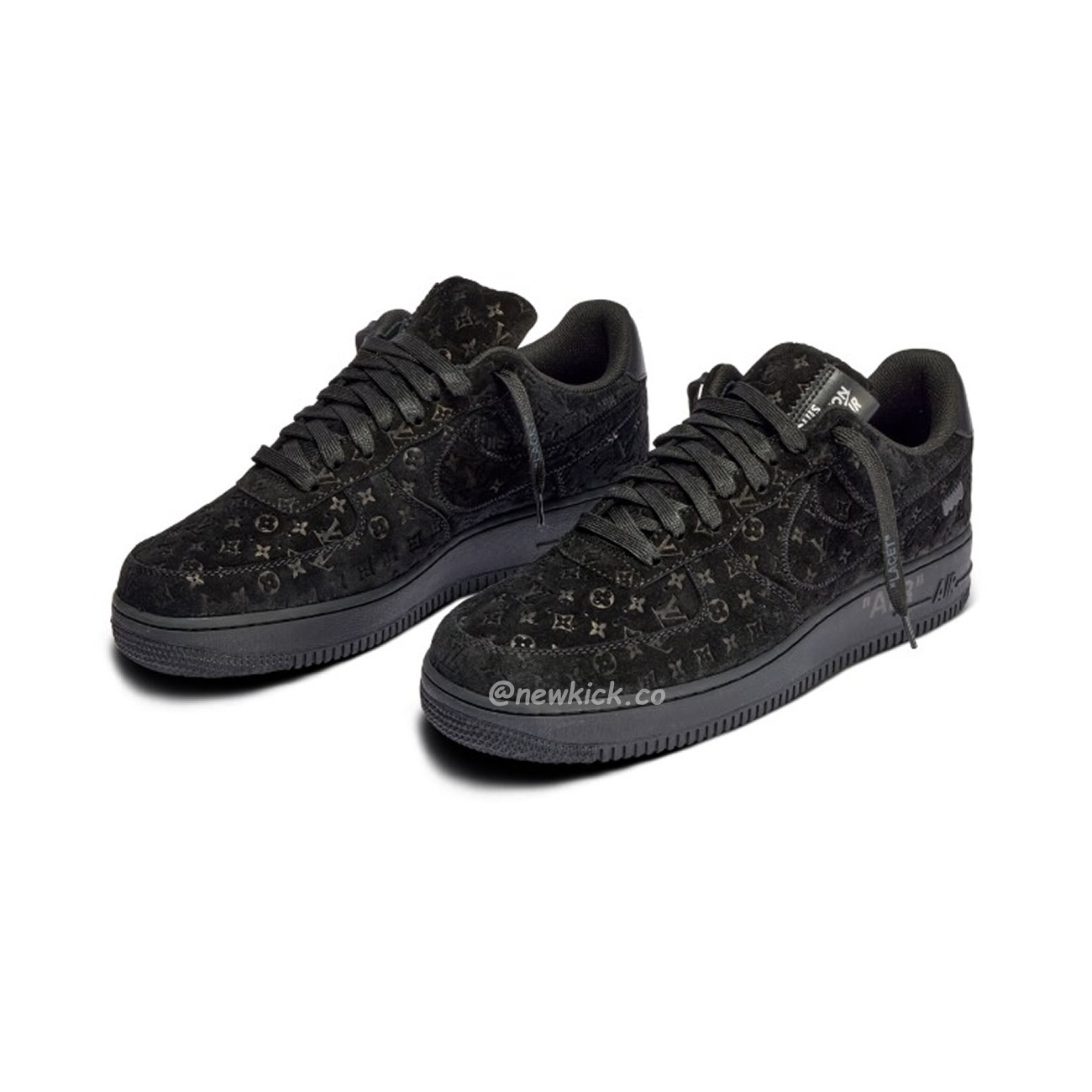 Louis Vuitton Nike Air Force 1 Low By Virgil Abloh Black (3) - www.newkick.vip