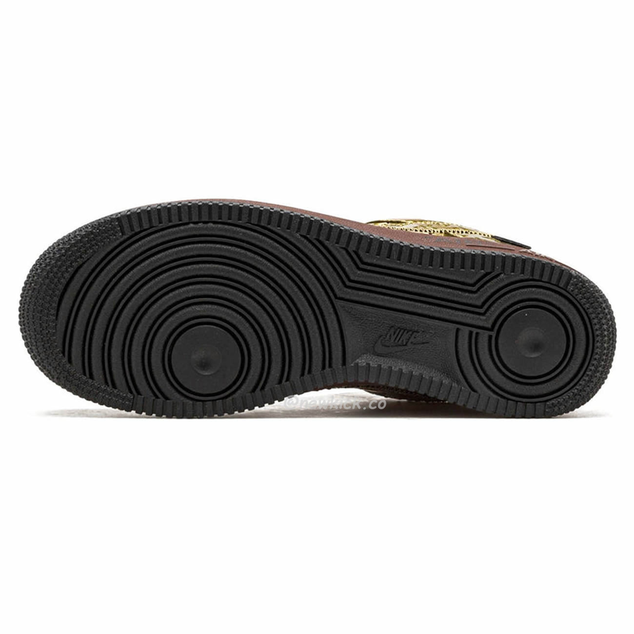 Louis Vuitton Nike Air Force 1 Low By Virgil Abloh Metallic Gold (6) - www.newkick.vip