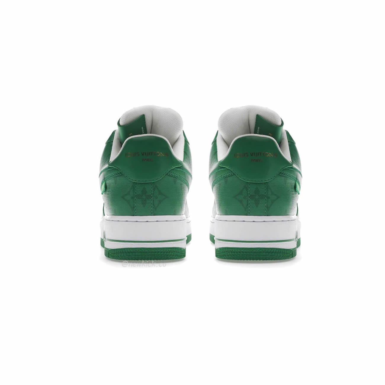 Louis Vuitton Nike Air Force 1 Low By Virgil Abloh White Green Royal (23) - www.newkick.vip