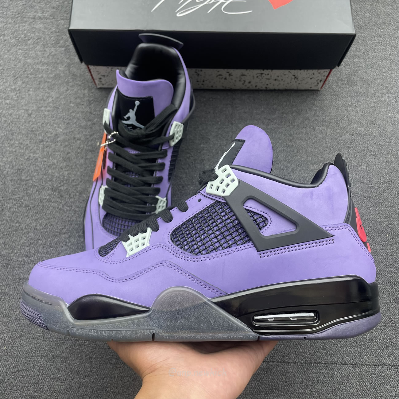 Air Jordan 4 Retro X Travis Scott Aj4 766302 (2) - www.newkick.vip