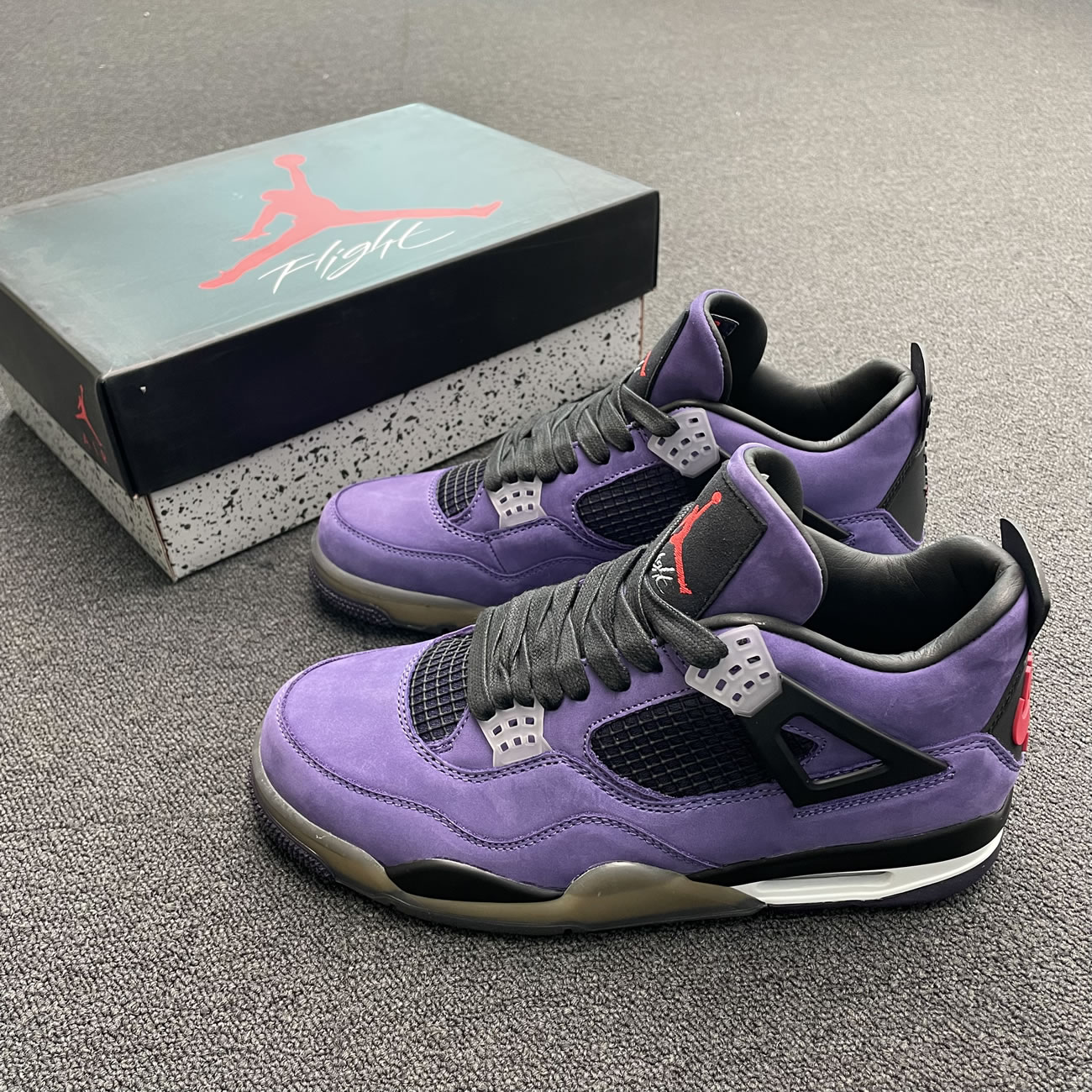 Travis Scott X Air Jordan 4 Retro Purple Aj4 766302 (7) - www.newkick.vip Travis Scott X Air Jordan 4 Retro Purple Aj4 766302 (7) - www.newkick.vip