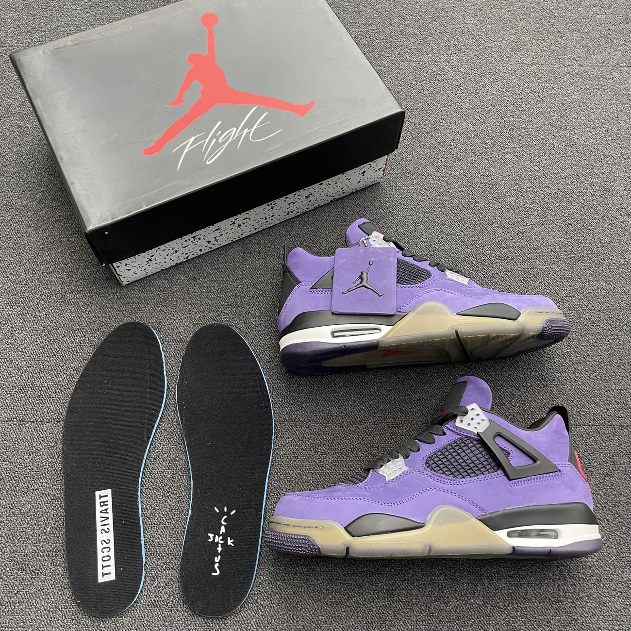 Travis Scott X Air Jordan 4 Retro Purple Aj4 766302 (8) - www.newkick.vip Travis Scott X Air Jordan 4 Retro Purple Aj4 766302 (8) - www.newkick.vip