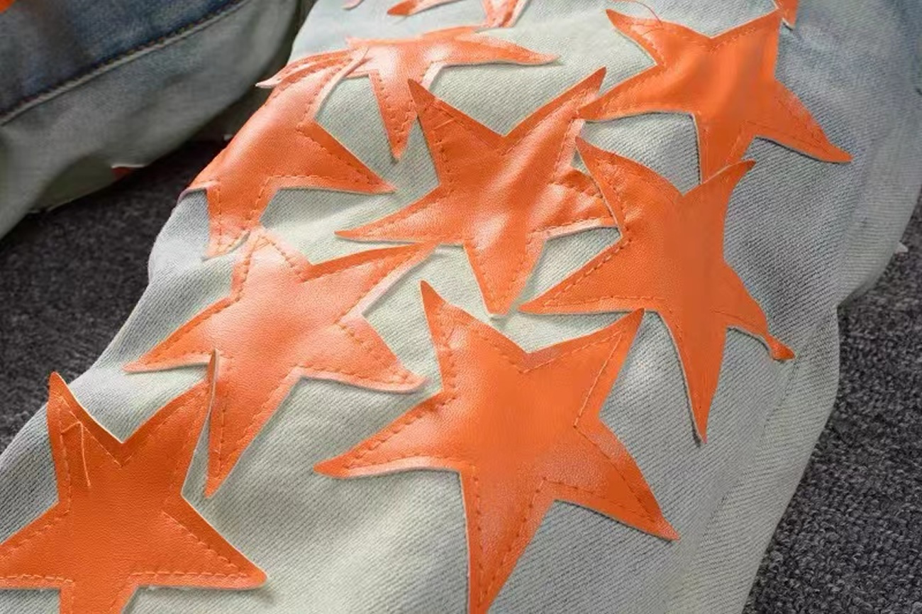 Amiri Chemist Denim Stars Skinny Jean Orange (5) - www.newkick.vip Amiri Chemist Denim Stars Skinny Jean Orange (5) - www.newkick.vip