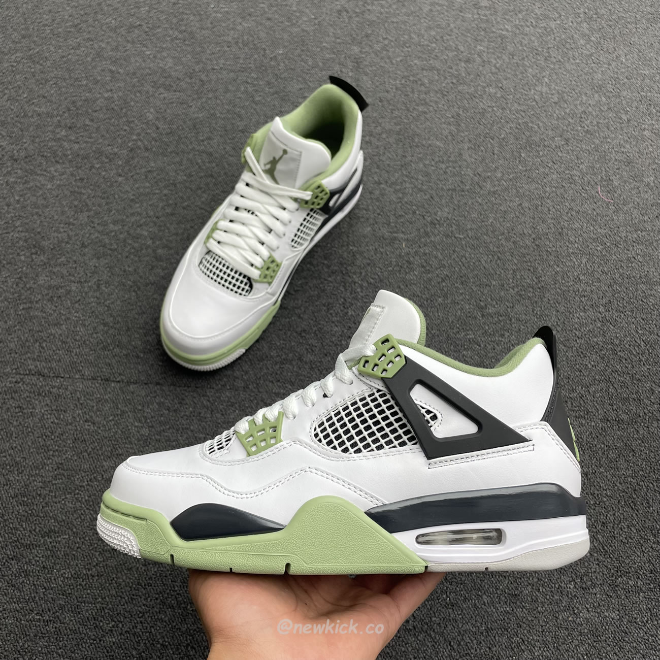 Air Jordan 4 Retro Seafoam Aq9129 103 (19) - www.newkick.vip