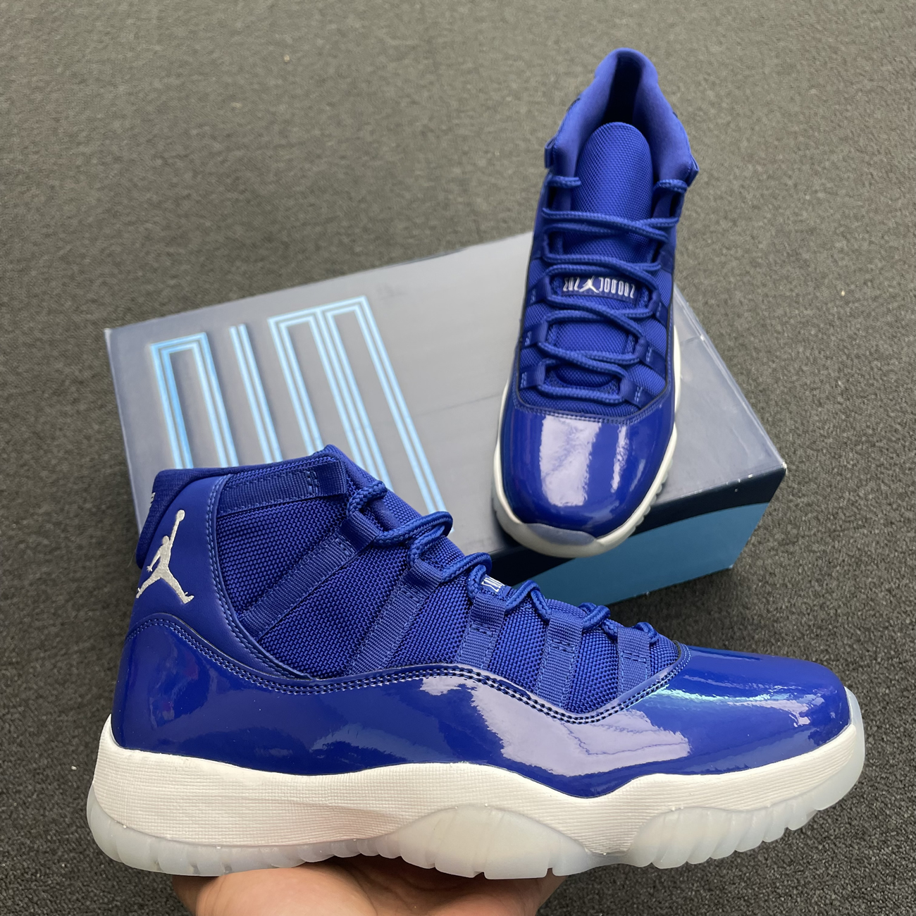 Air Jordan 11 Retro Midnight Navy White At7802 115 (4) - www.newkick.vip