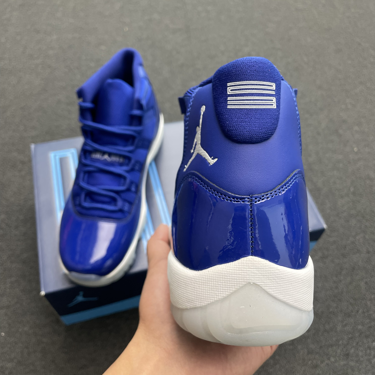 Air Jordan 11 Retro Midnight Navy White At7802 115 (5) - www.newkick.vip