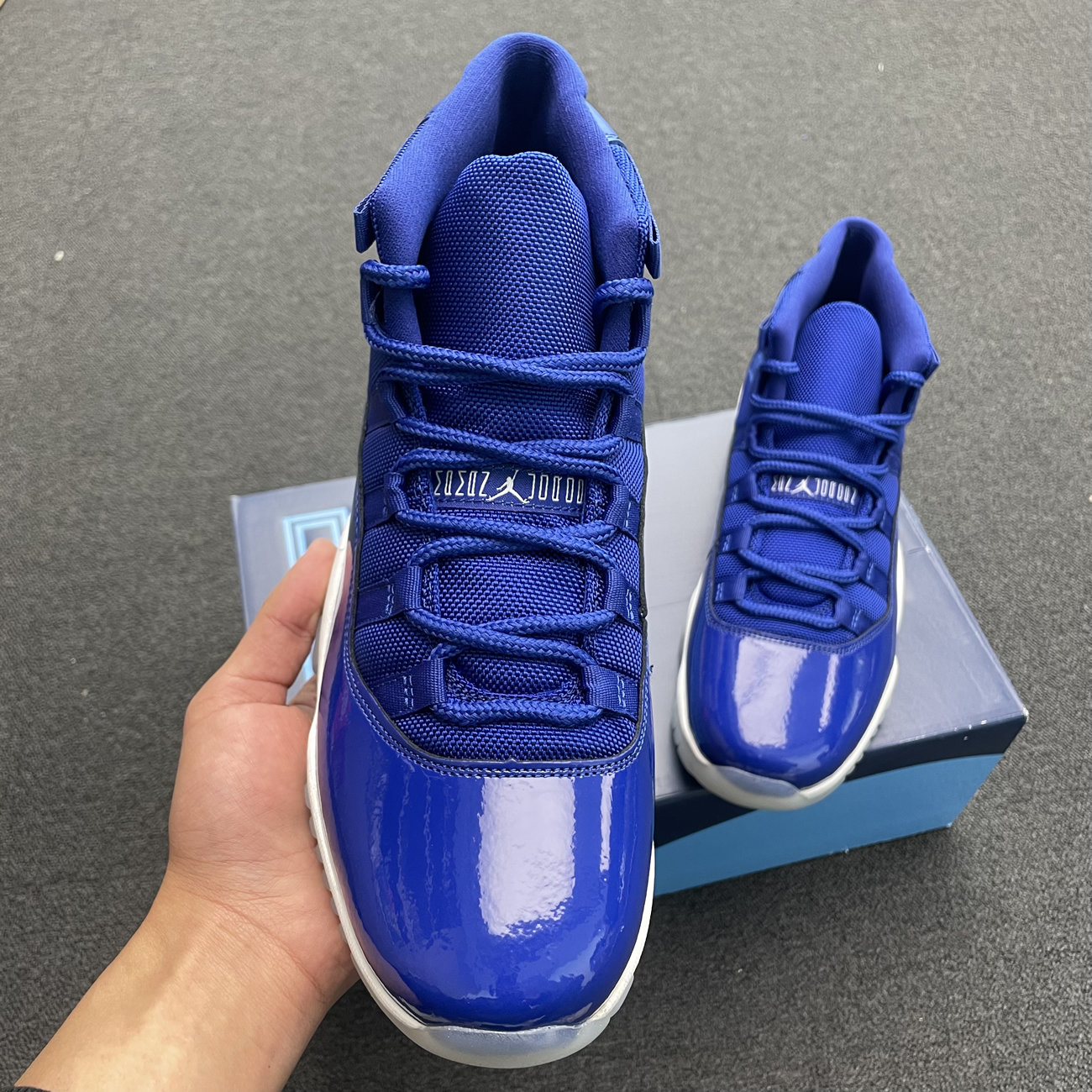 Air Jordan 11 Retro Midnight Navy White At7802 115 (6) - www.newkick.vip