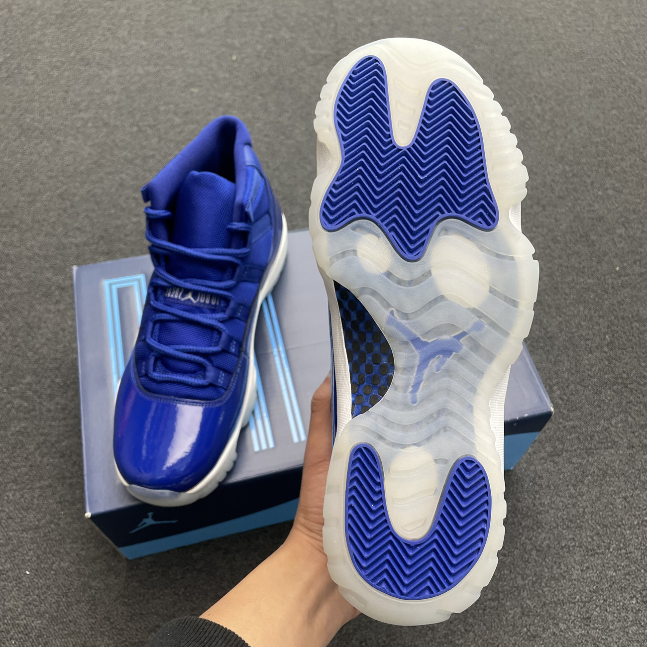 Air Jordan 11 Retro Midnight Navy White At7802 115 (8) - www.newkick.vip