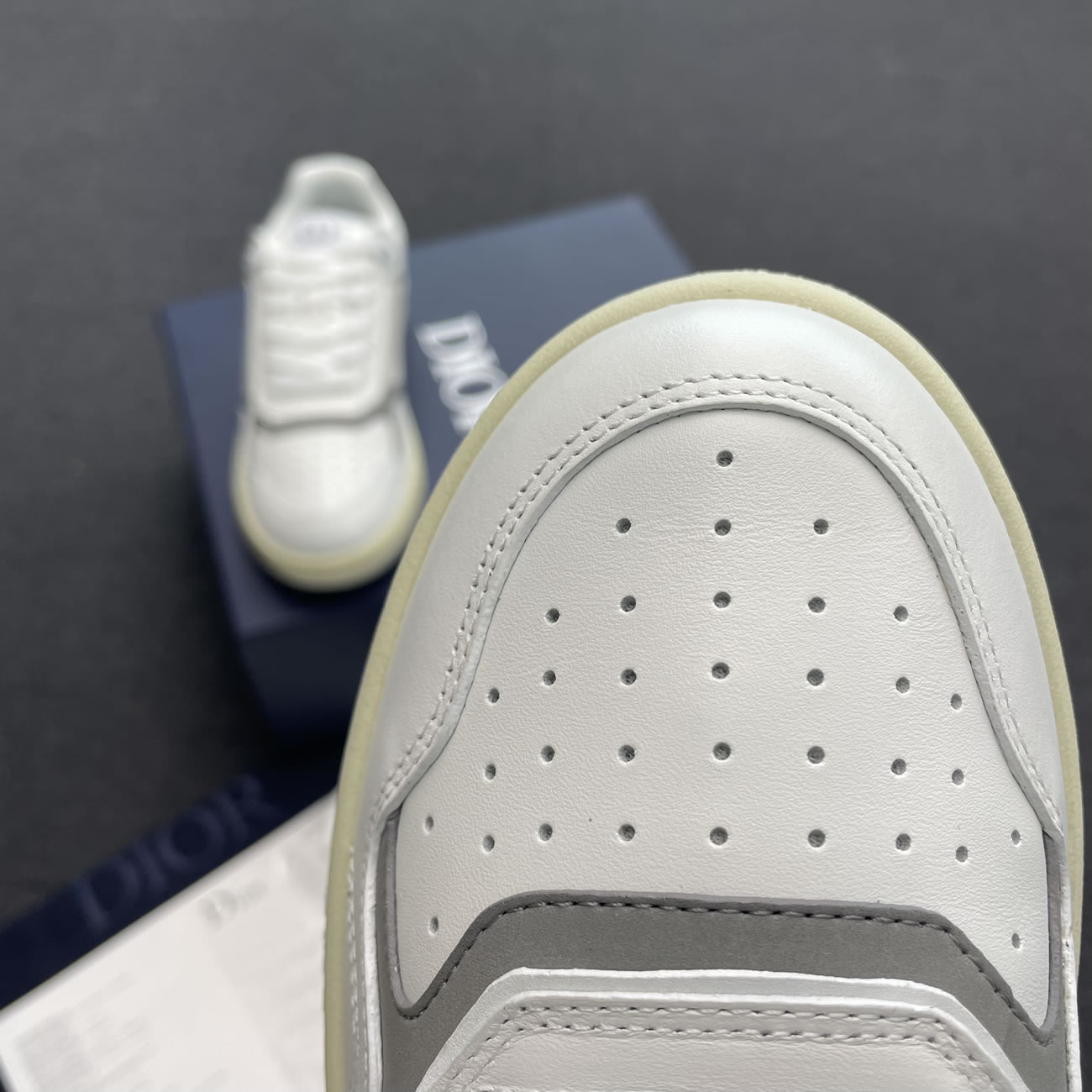 Dior B27 Low Gray White Beige Black 3sn272zir H165 H173 H965 H068 (13) - www.newkick.vip