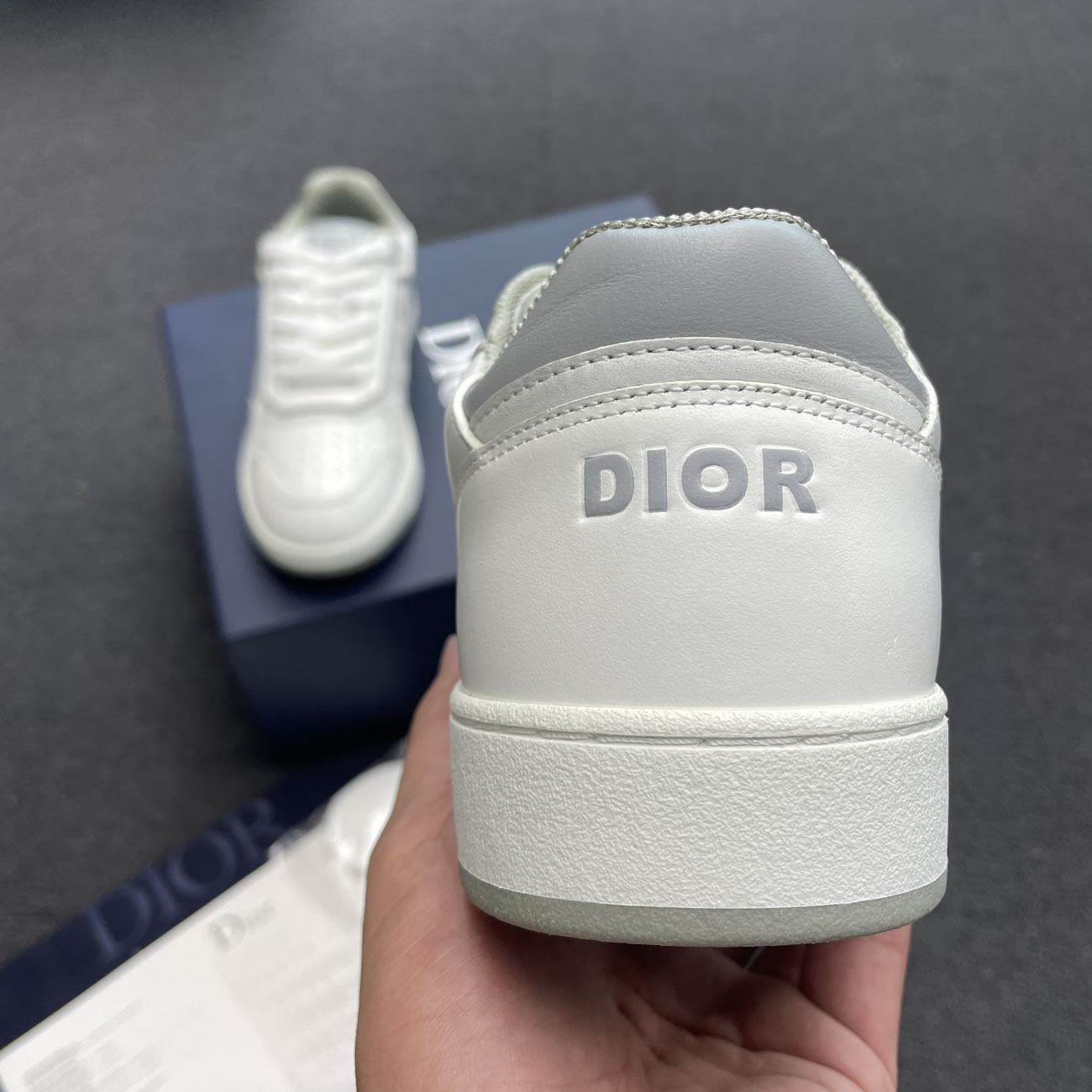 Dior B27 Low Gray White Beige Black 3sn272zir H165 H173 H965 H068 (19) - www.newkick.vip