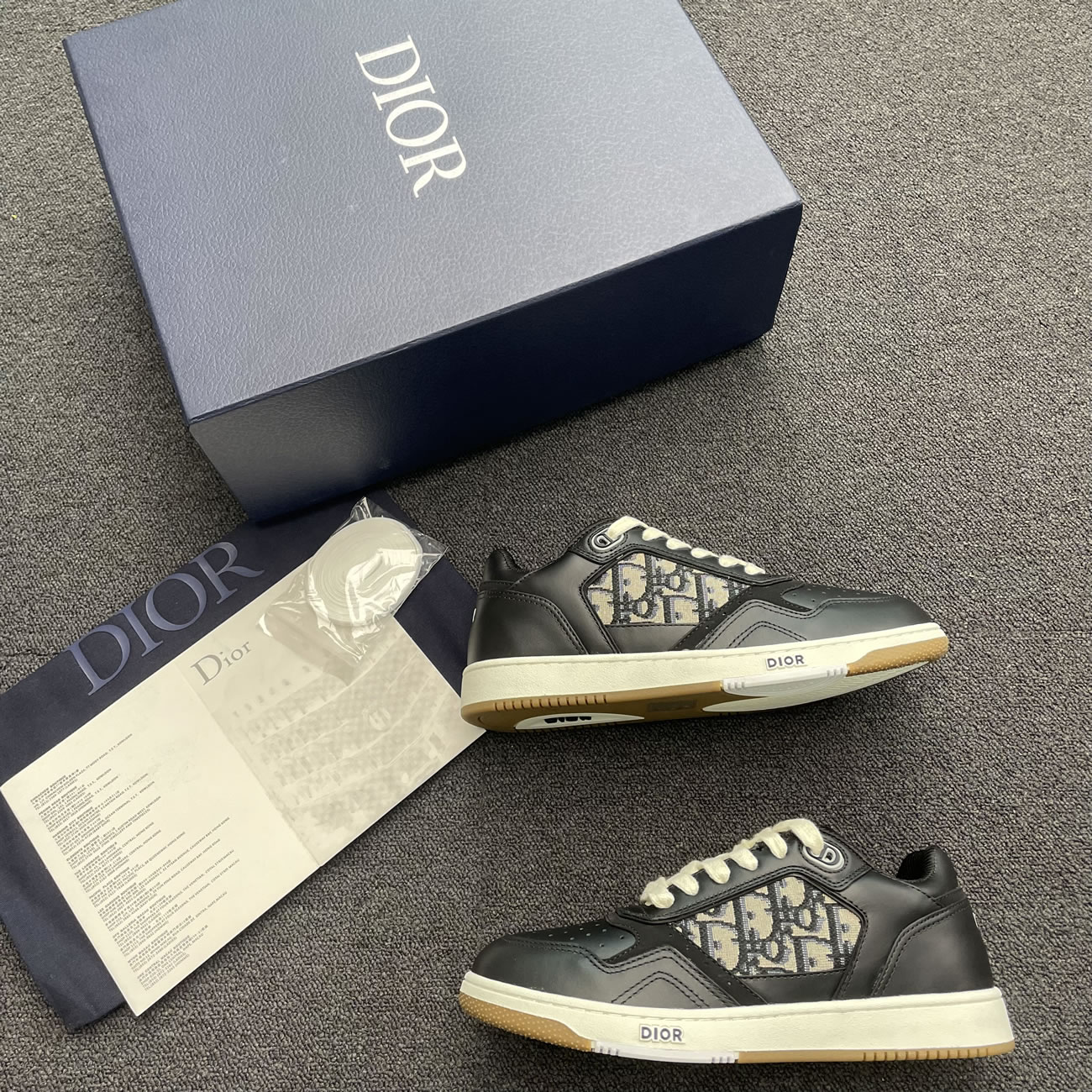 Dior B27 Low Gray White Beige Black 3sn272zir H165 H173 H965 H068 (2) - www.newkick.vip