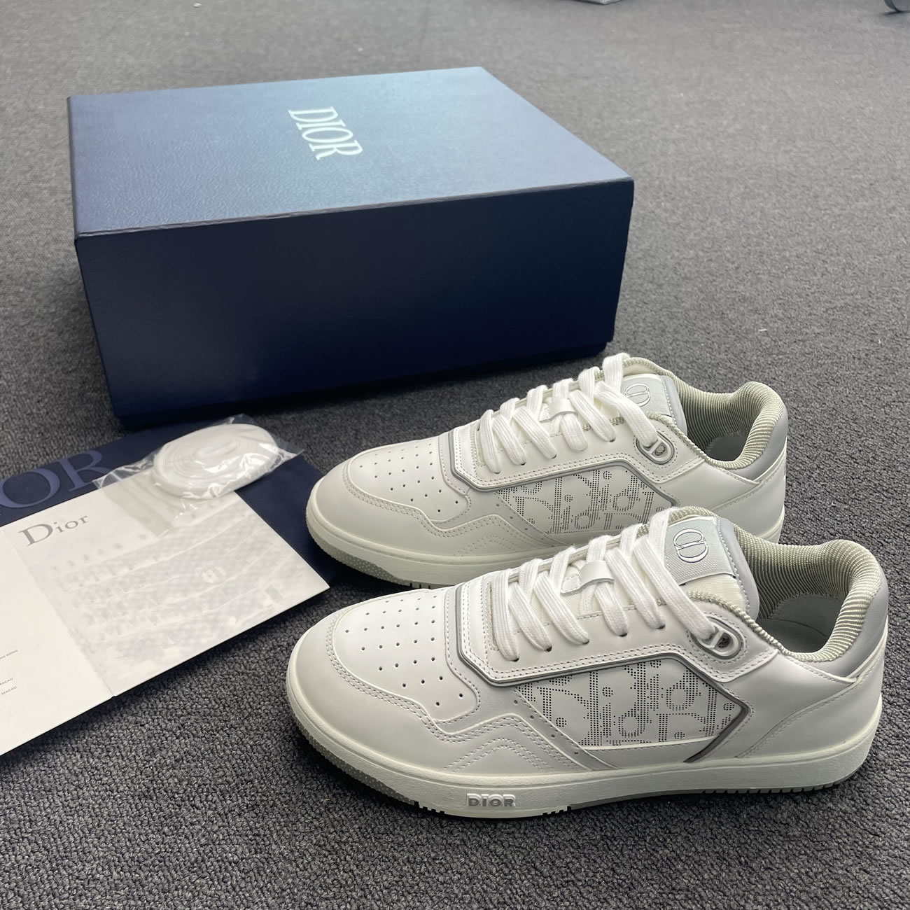 Dior B27 Low Gray White Beige Black 3sn272zir H165 H173 H965 H068 (21) - www.newkick.vip