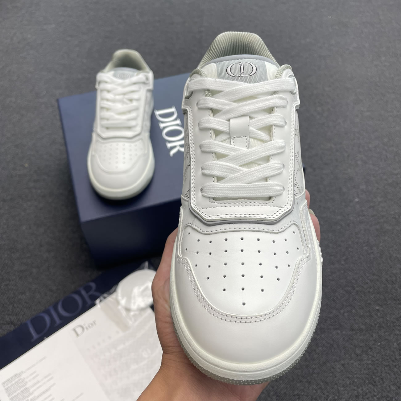 Dior B27 Low Gray White Beige Black 3sn272zir H165 H173 H965 H068 (22) - www.newkick.vip