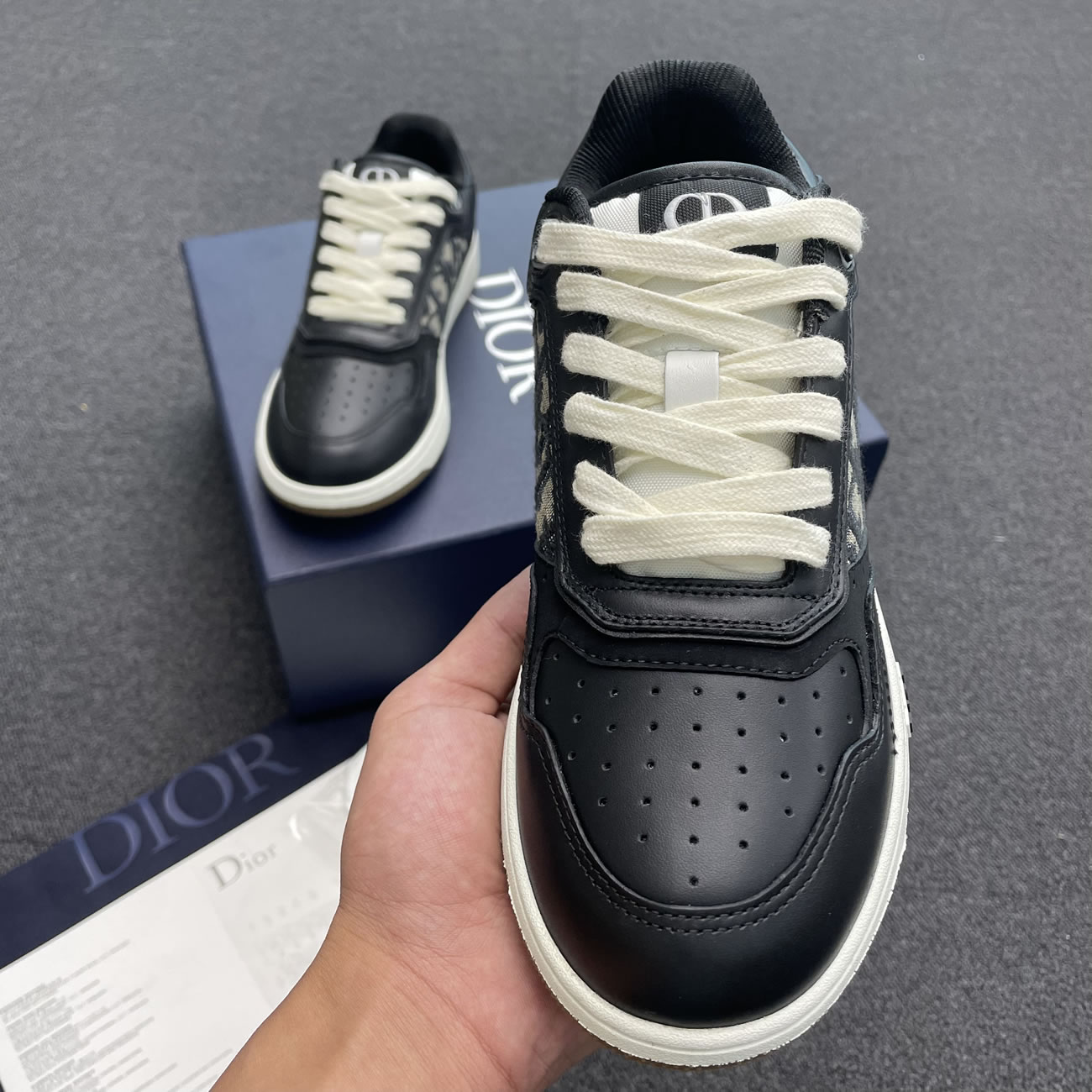 Dior B27 Low Gray White Beige Black 3sn272zir H165 H173 H965 H068 (4) - www.newkick.vip