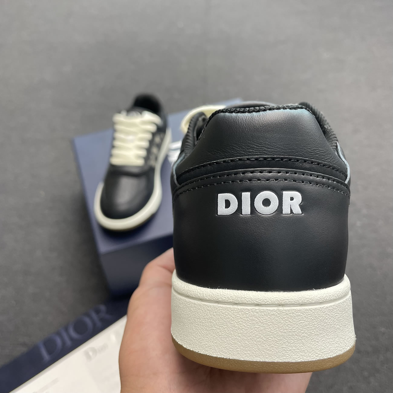 Dior B27 Low Gray White Beige Black 3sn272zir H165 H173 H965 H068 (5) - www.newkick.vip